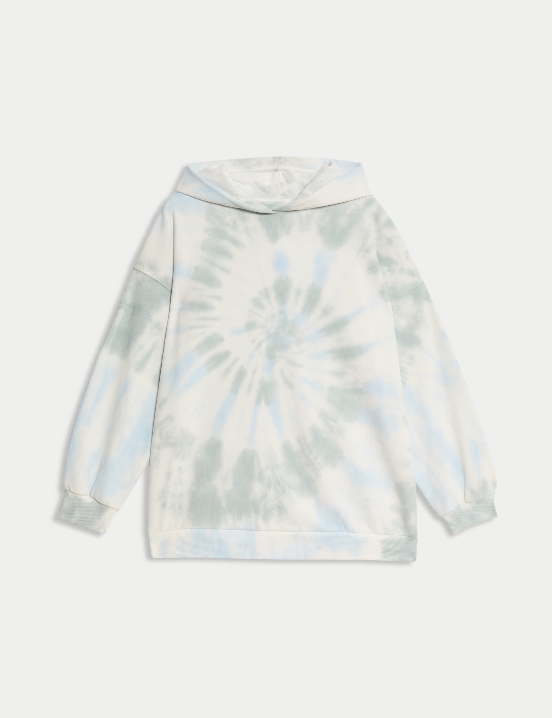 M&S Collection Girls Cotton Rich Tie Dye Hoodie (2-16 Yrs) - 11-12 - Multi, Multi