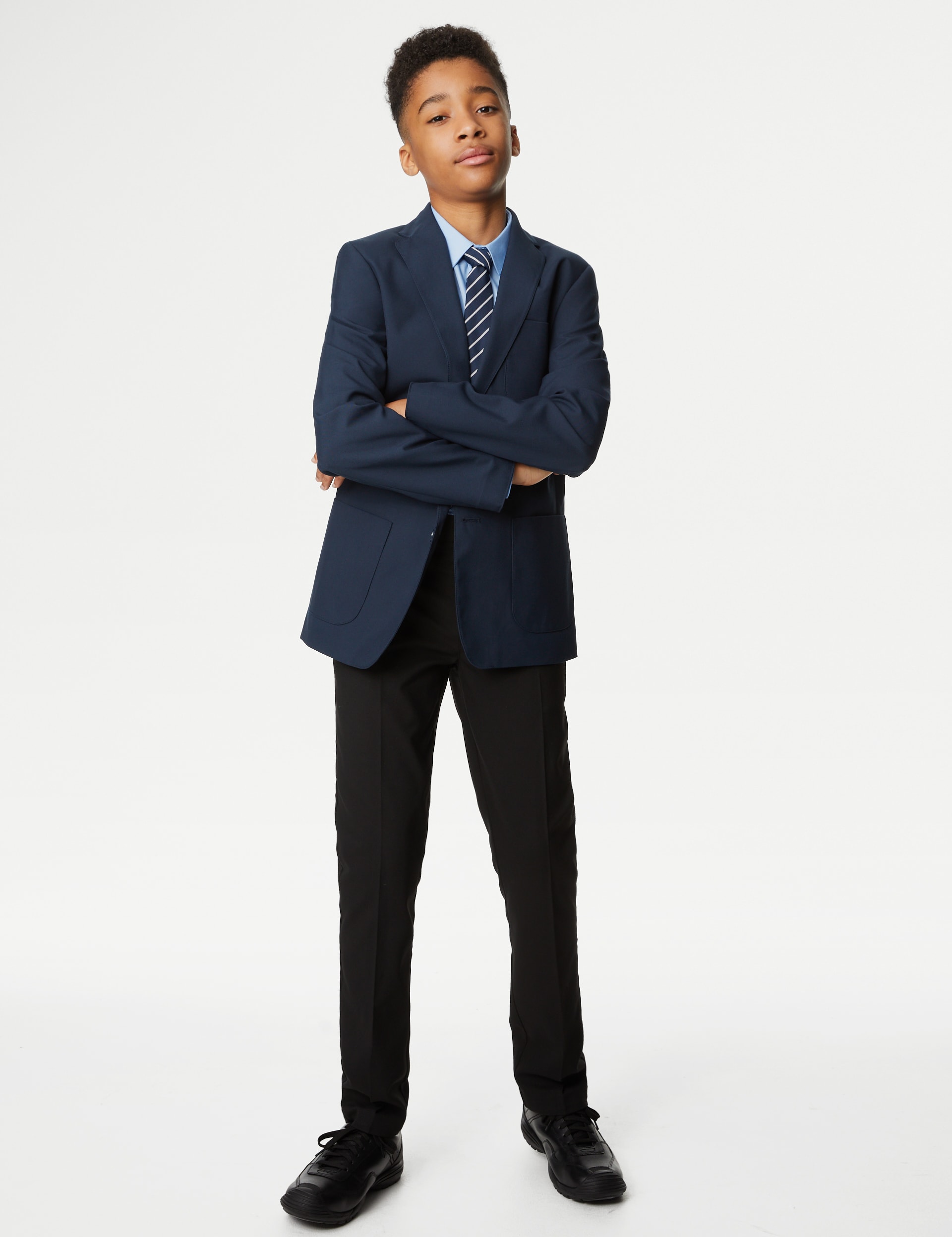 M&S Collection Senior Boys School Blazer (9-16 Yrs) - 14-15 - Navy, Navy