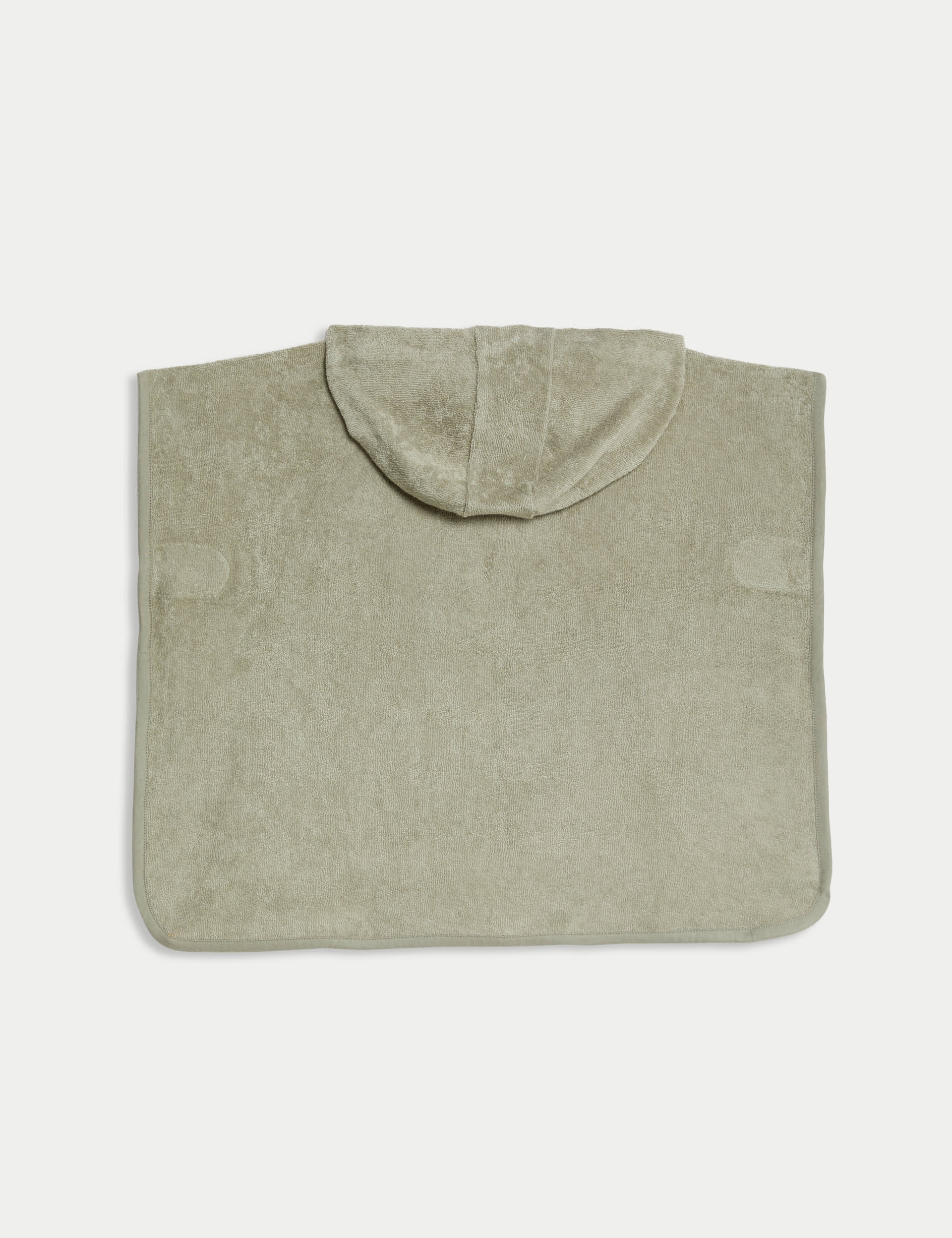 M&S Collection Boys Pure Cotton Sun Towelling Poncho (0-36 Mths) - 6-18M - Khaki, Khaki