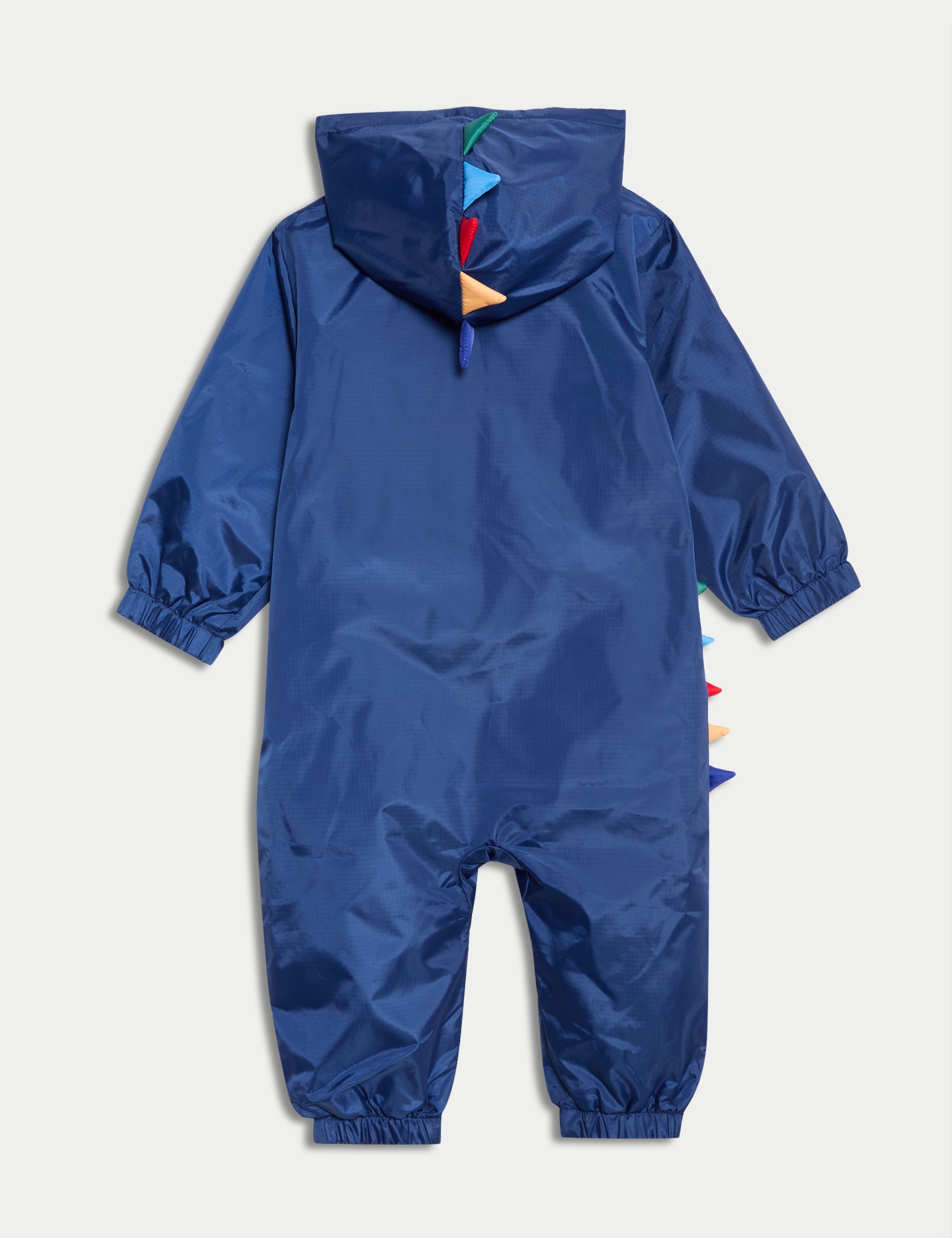 M&S Collection Boys Dinosaur Puddlesuit (0-5 Yrs) - 12-18 - Navy Mix, Navy Mix