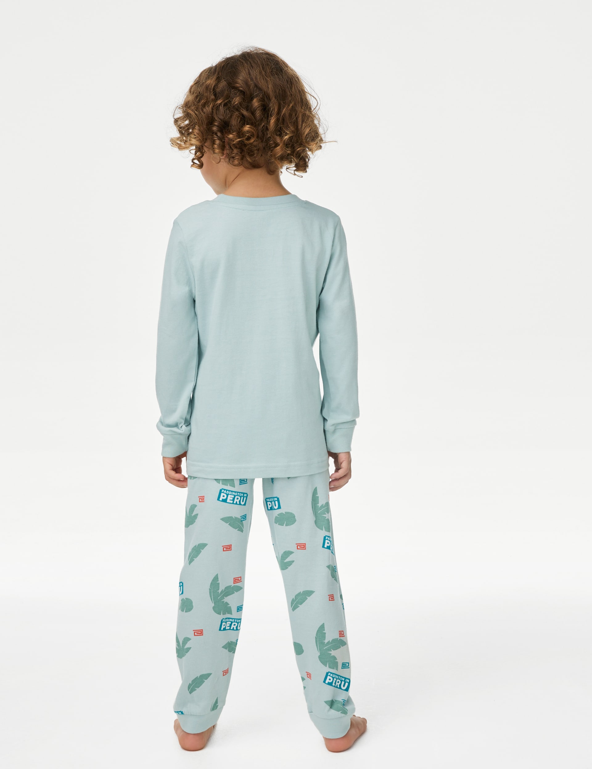 M&S Collection Boys Paddington Pyjamas (1-7 Yrs) - 2-3 Y - Light Mint, Light Mint