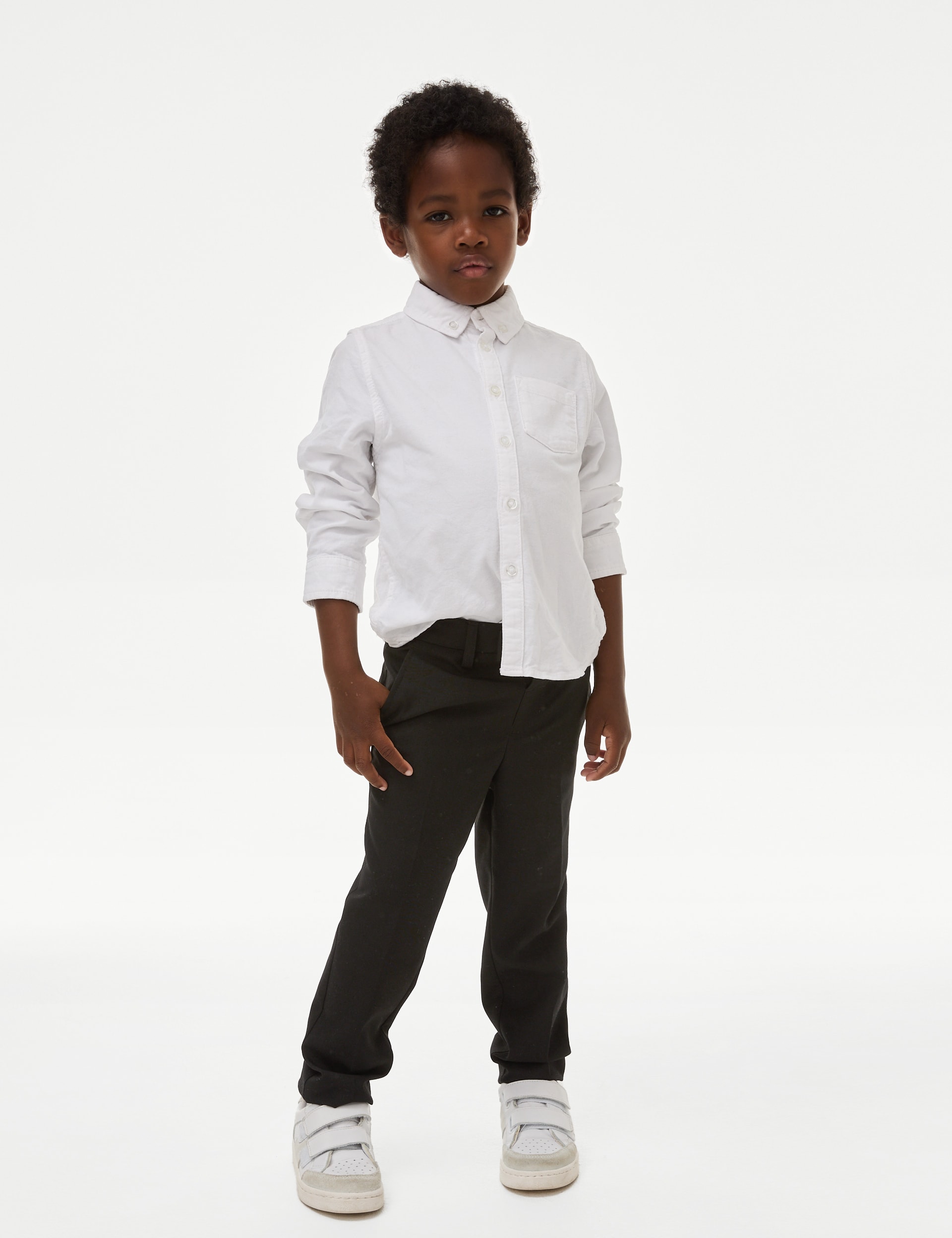 M&S Collection Boys Tuxedo Suit Trousers (2-8 Yrs) - 5-6 Y - Black, Black