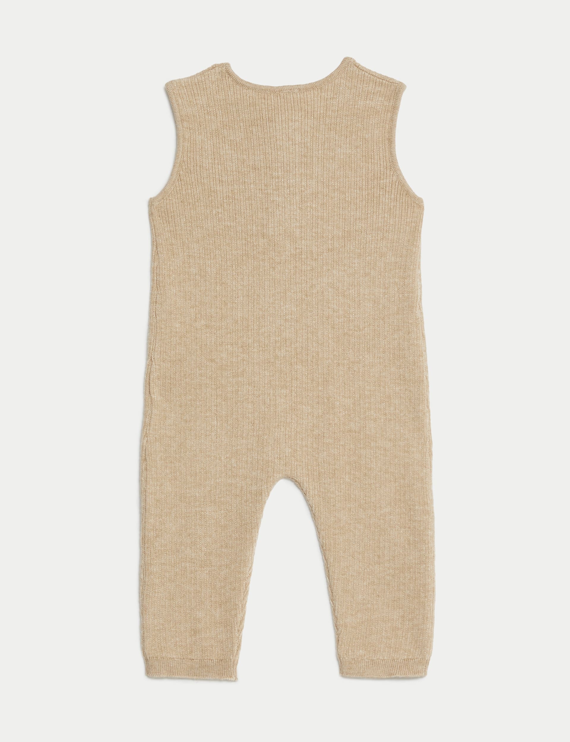 M&S Collection Paddington Dungarees (7lbs-1 Yrs) - 3-6 M - Brown Mix, Brown Mix