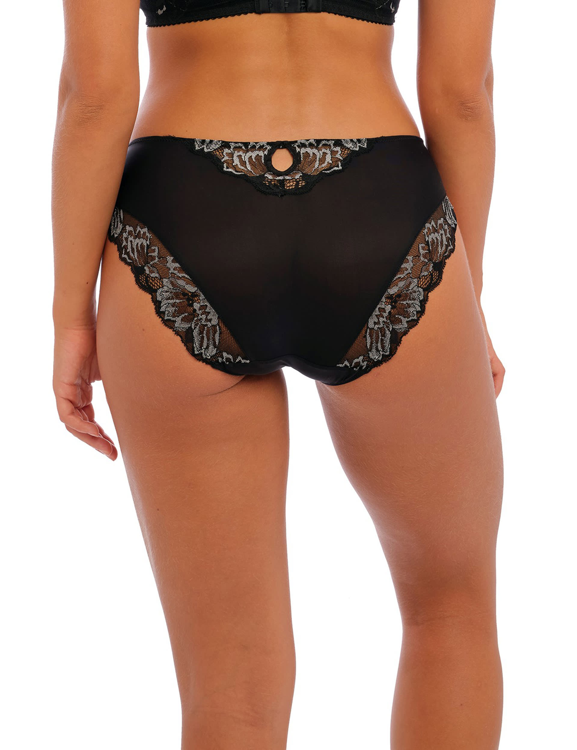 Fantasie Women's Aubree Lace Full Briefs - M - Black Mix, Black Mix