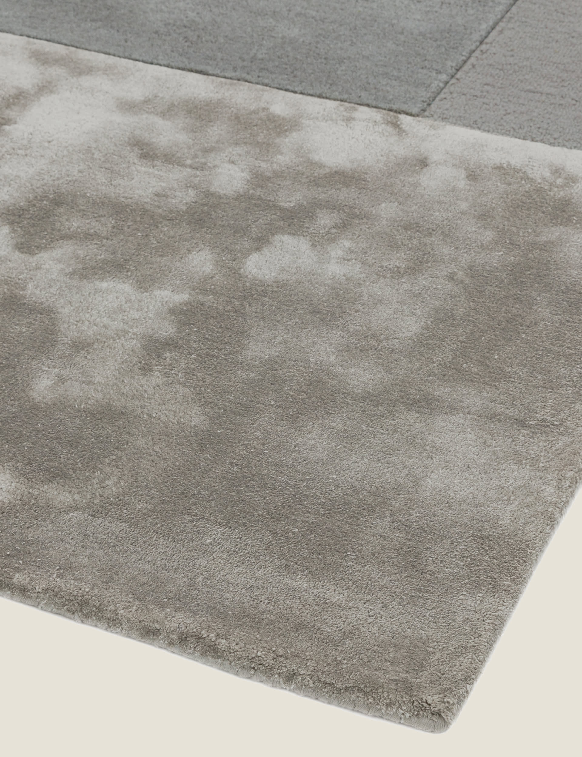 Asiatic Tate Tonal Textures Rug - Large - Silver, Silver