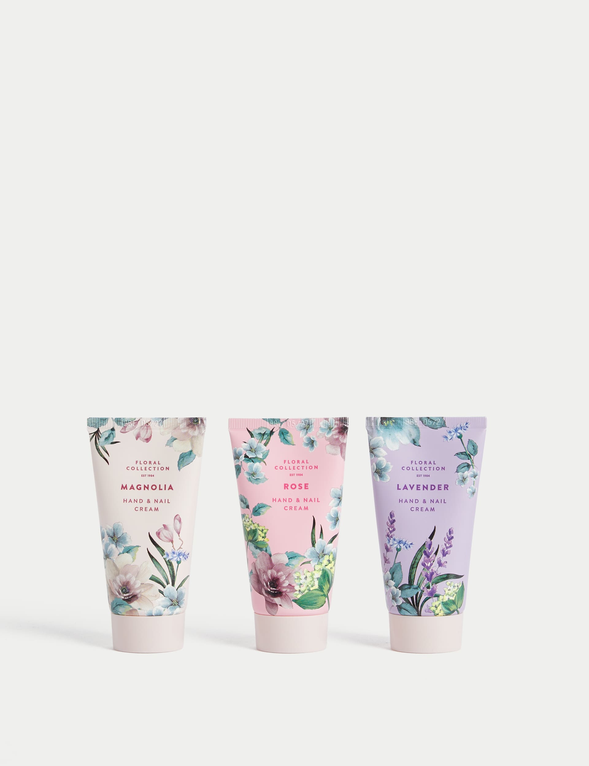 Floral Collection Women's Hand & Nail Cream Gift Set