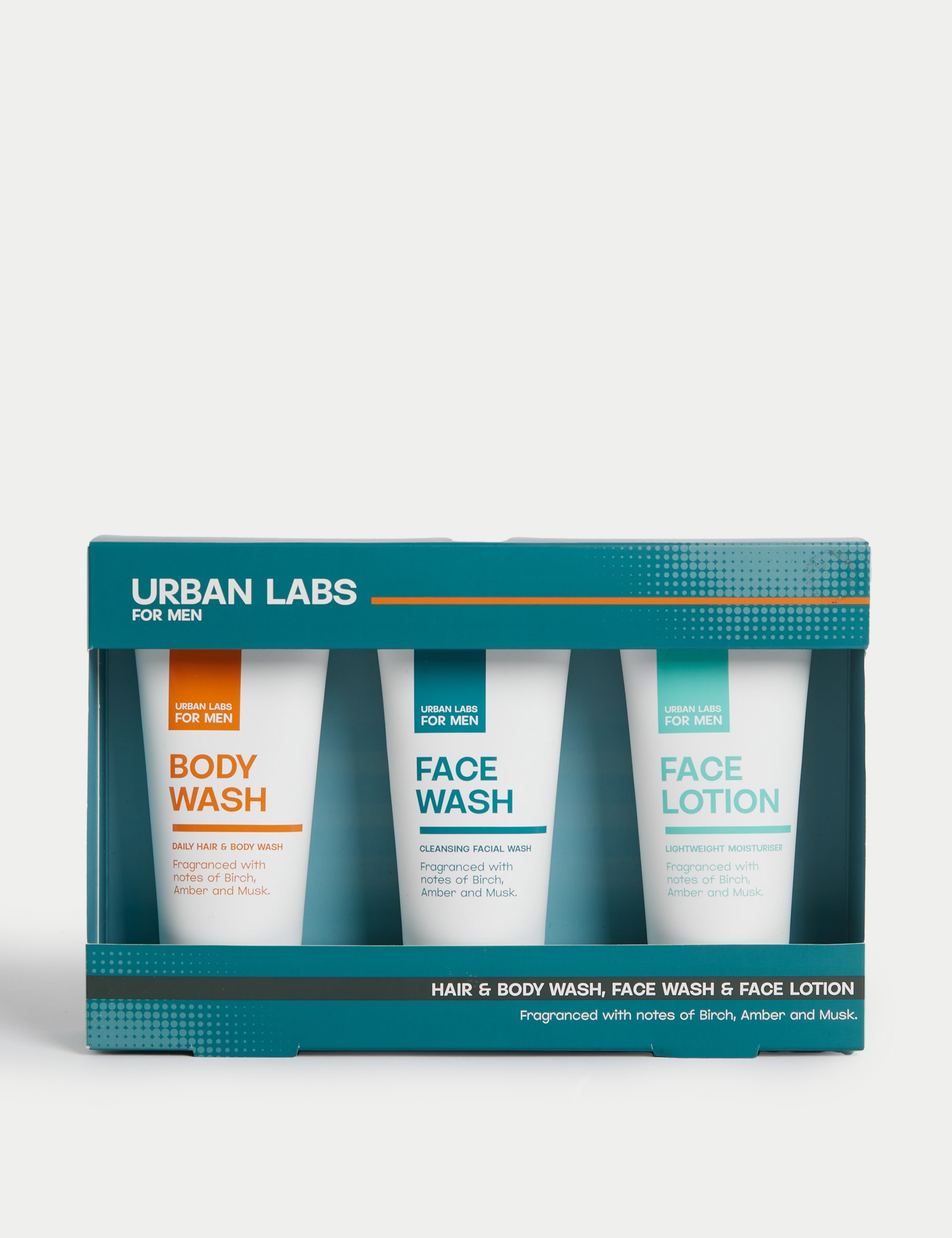 M&S Collection Men's Urban Labs Face & Body Wash Set