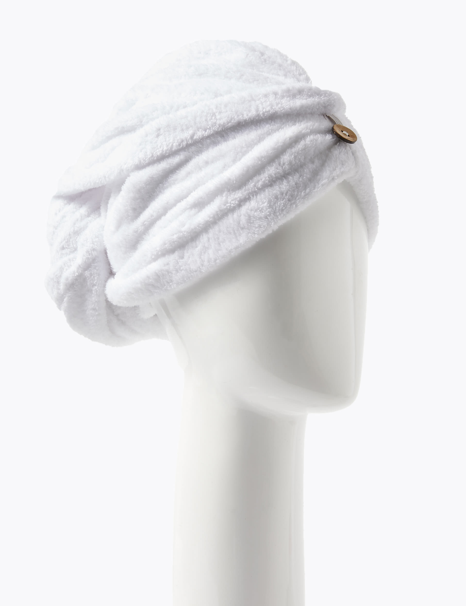 M&S Collection Women's Hair Turban - White, White