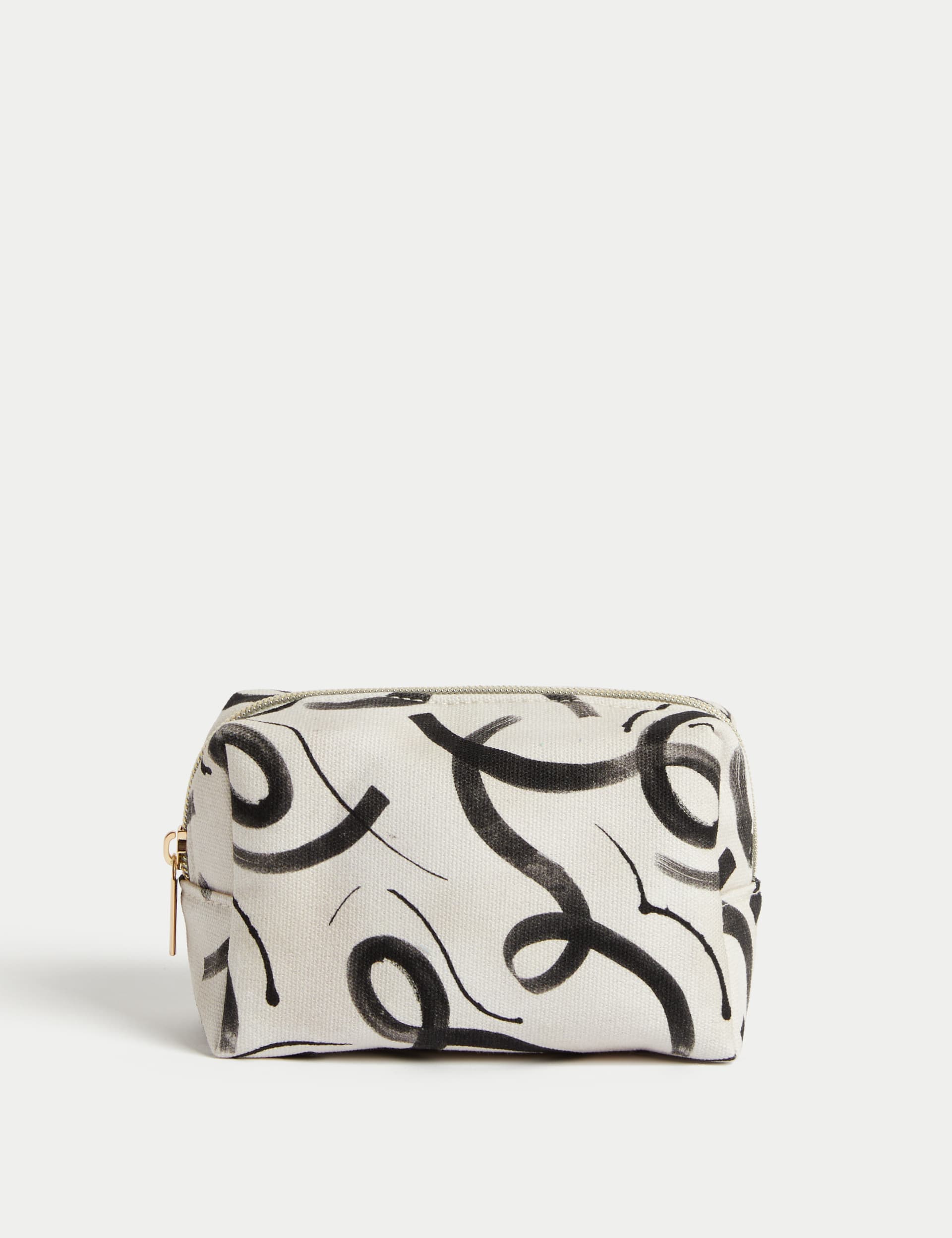 M&S Collection Women's Square Monochrome Washbag - Multi, Multi