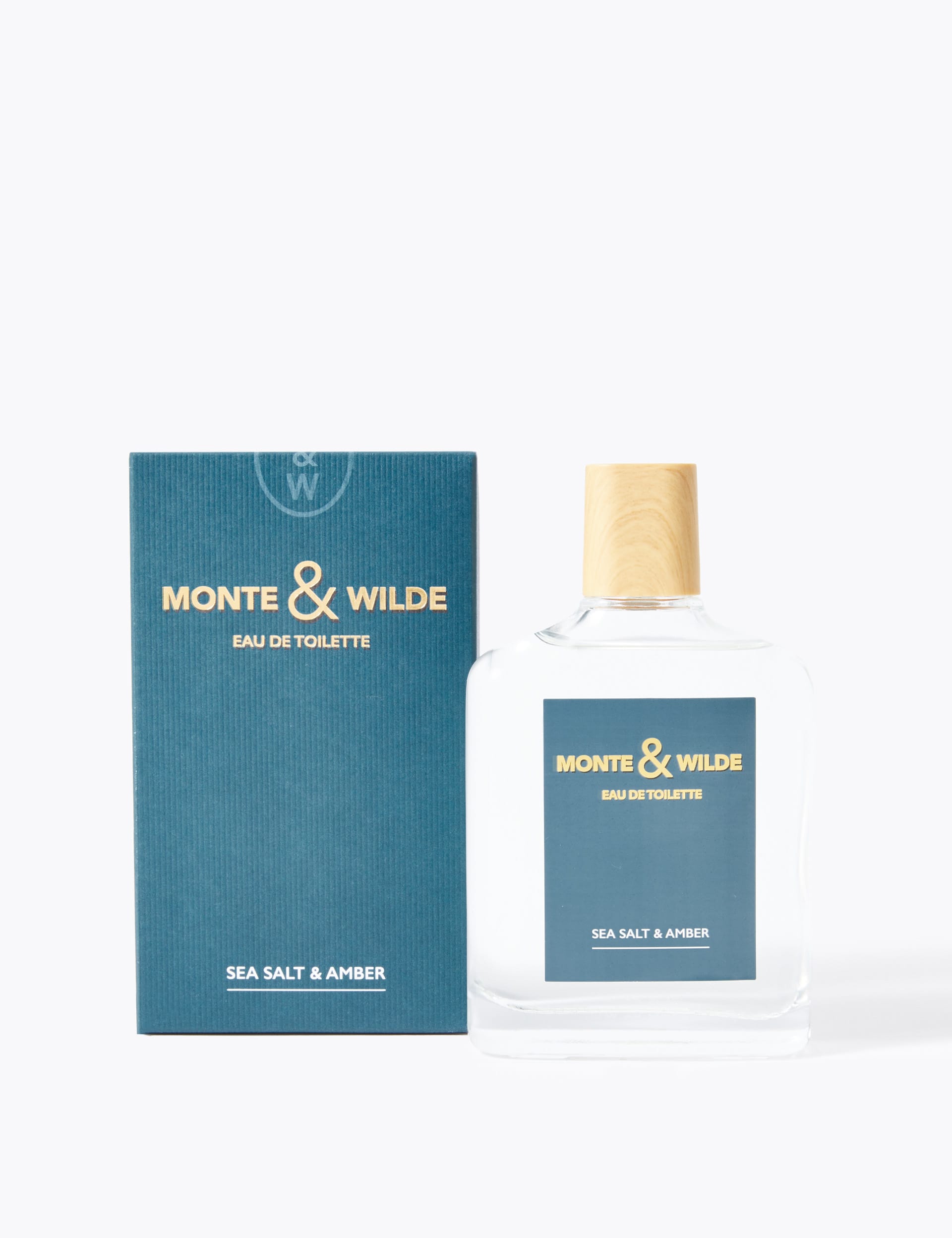 Monte & Wilde Men's Sea Salt & Amber Eau De Toilette 100ml