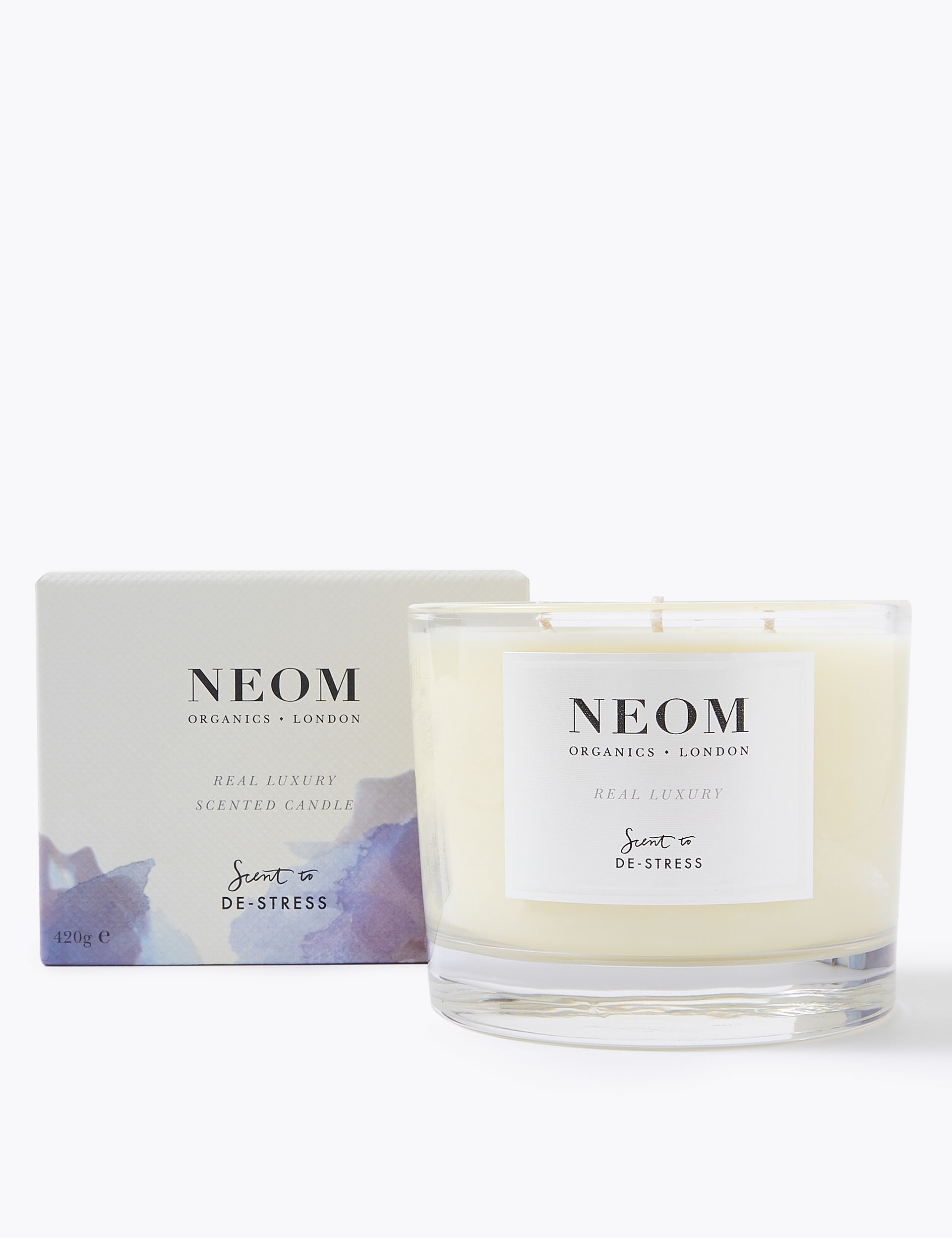 Neom Wellbeing Real Luxury Candle (3 wicks) 420g