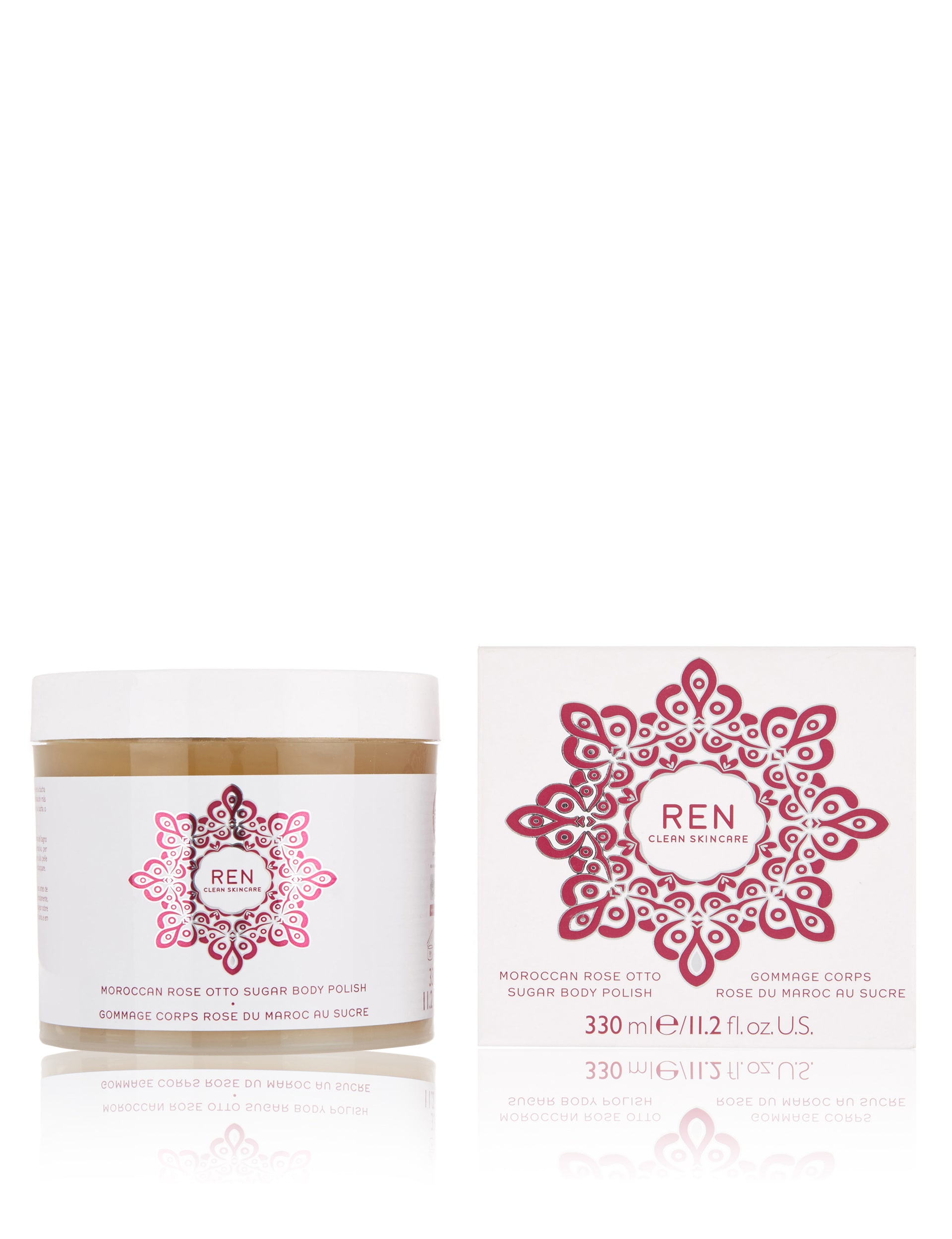 Ren Moroccan Rose Otto Sugar Body Polish 330ml