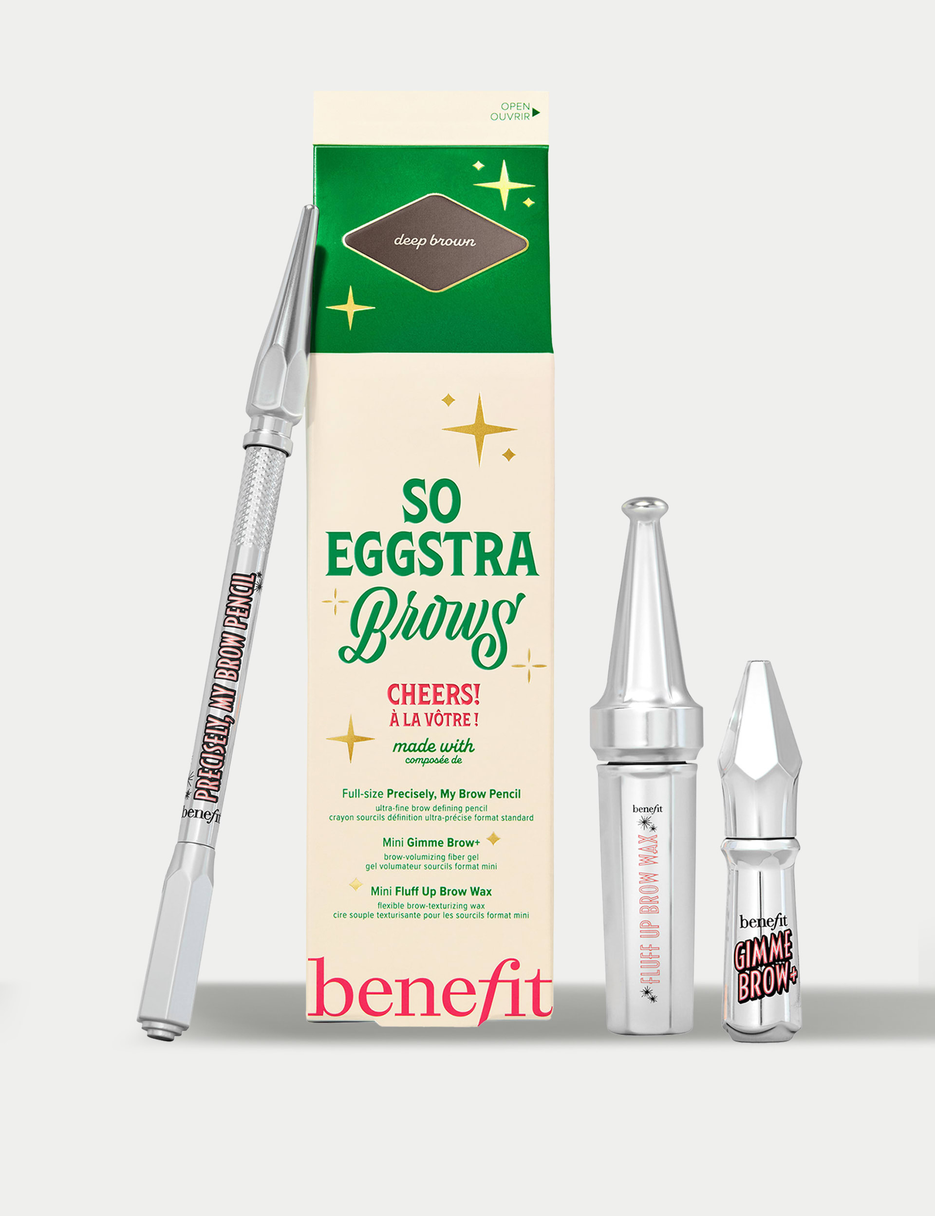 Benefit Women's So Eggstra Brow Duo Gift Set - Worth 55 4.58g - Neutral Brown, Neutral Brown