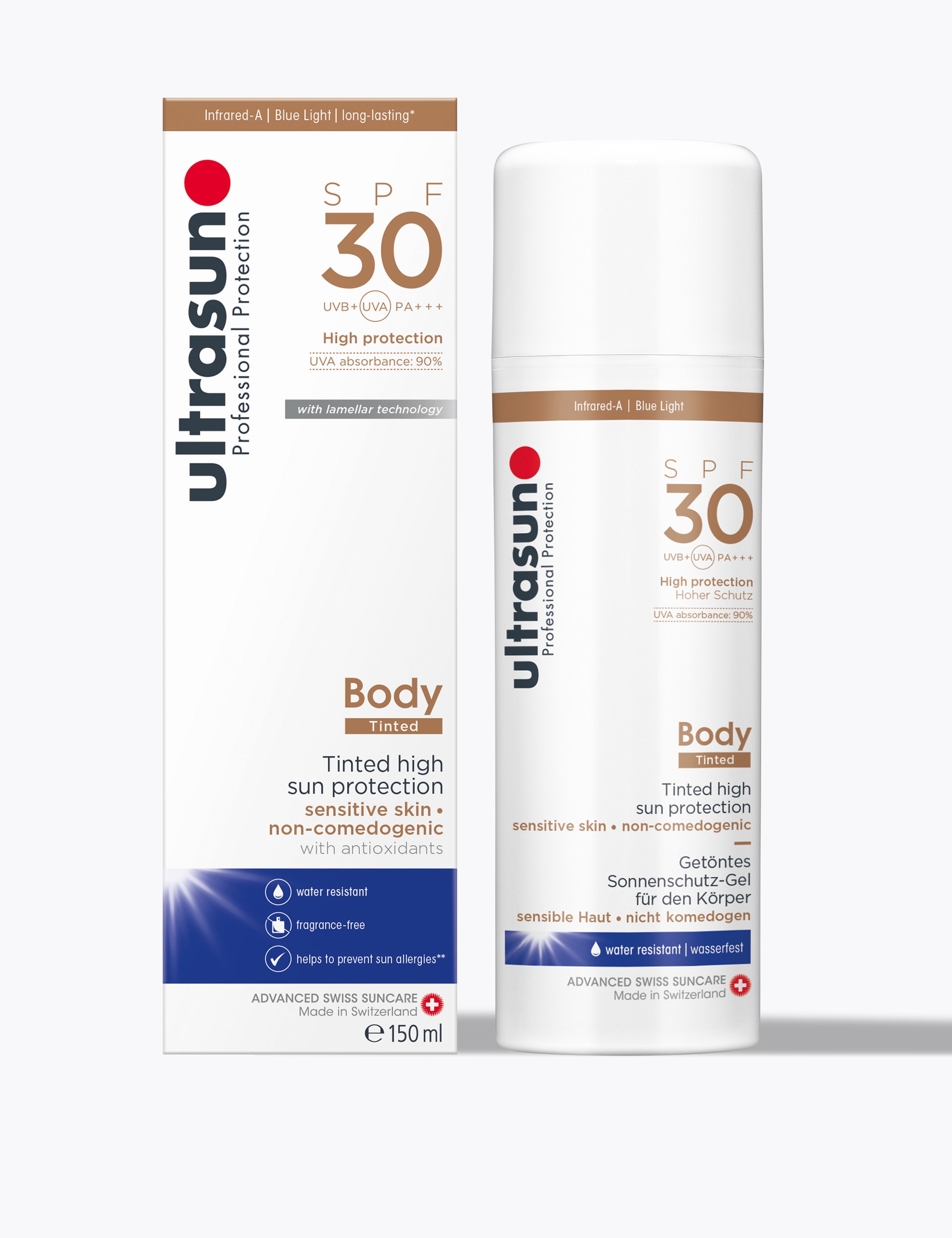 Ultrasun Women's Tinted Body SPF30 150ml