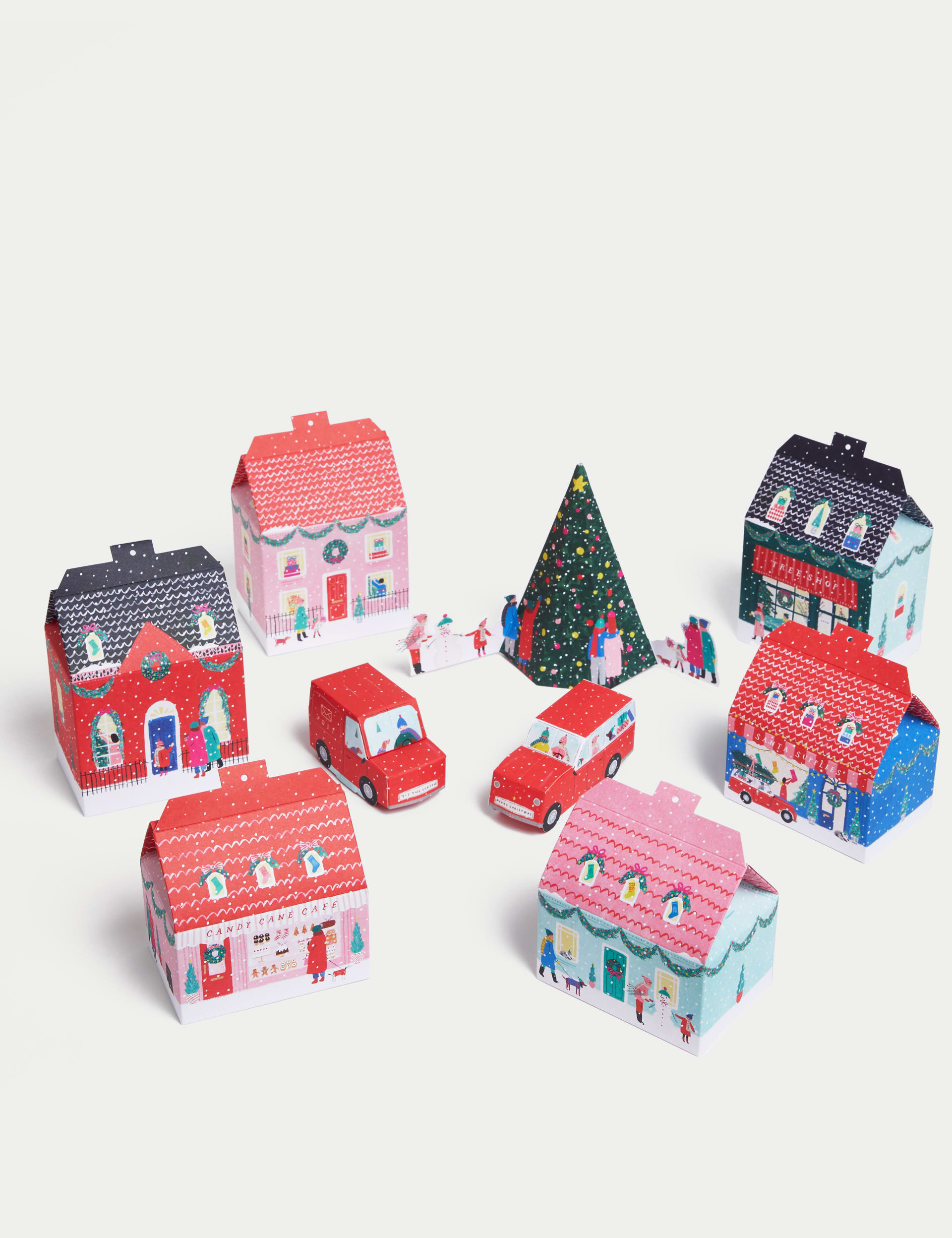 M&S 6 Fill-Your-Own Christmas Table Favours - Cute House Design