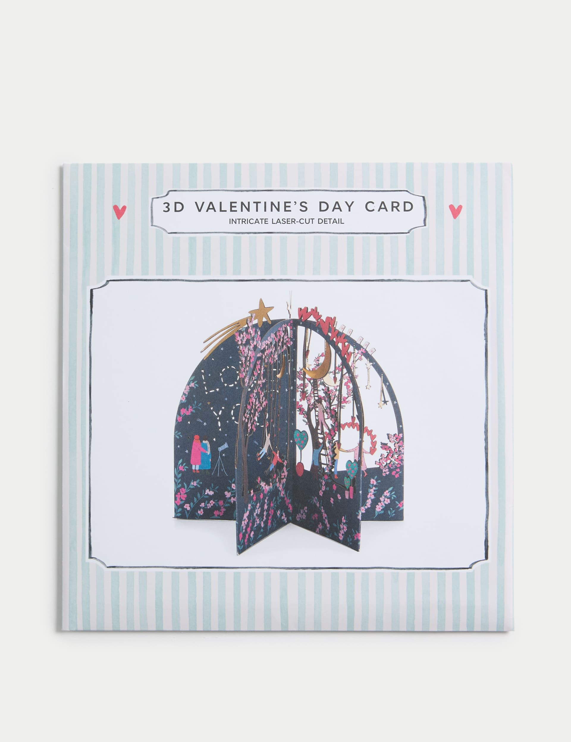 M&S Valentine's Day Card - 3D Pop-Up Love Story Design