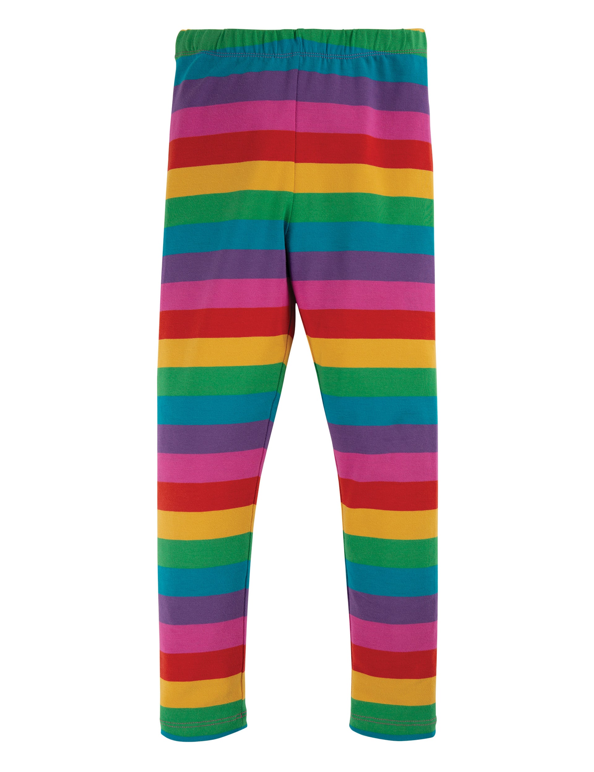 Frugi Girls Cotton Striped Leggings (0-7 Yrs) - 0-3 M - Multi, Multi