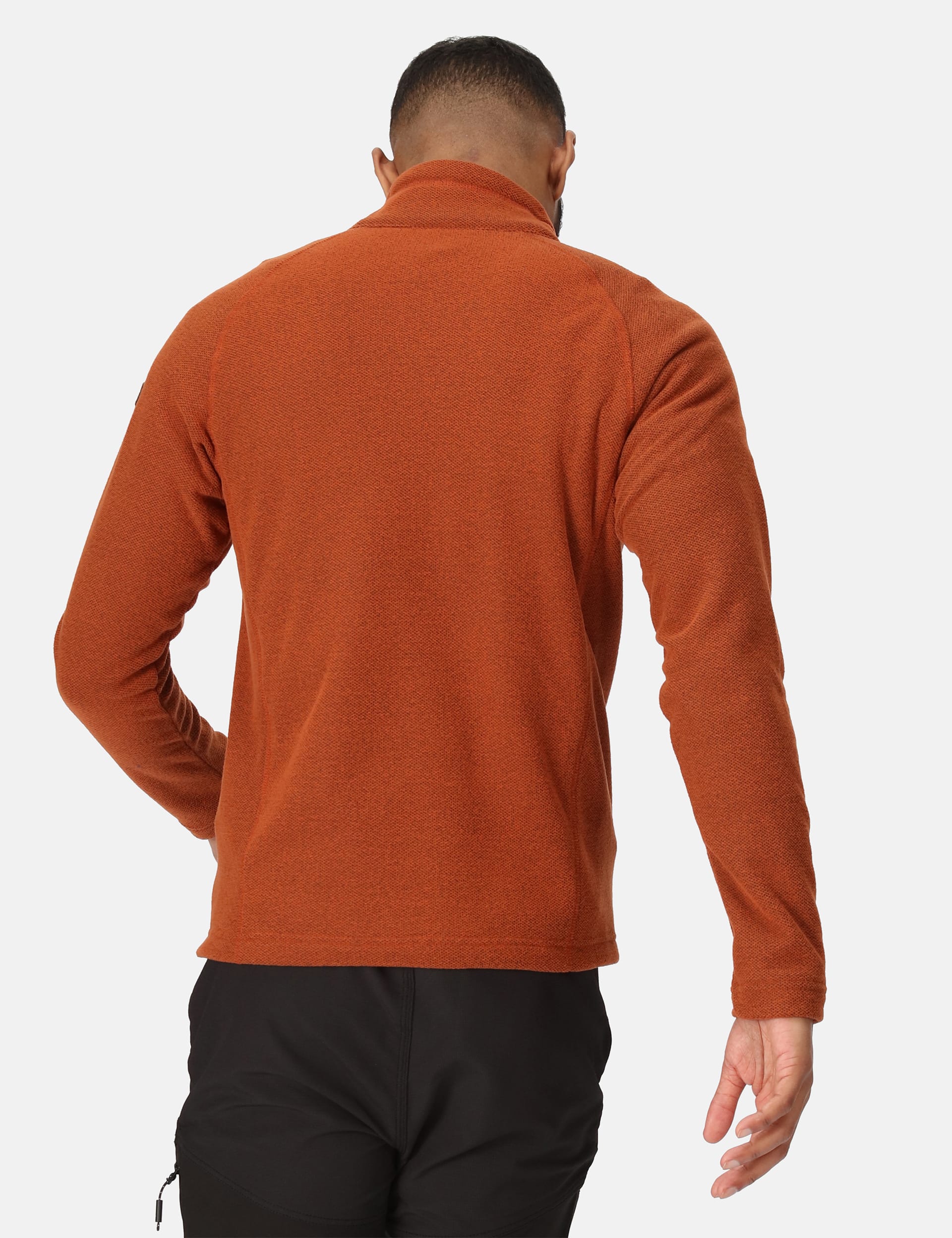 Regatta Men's Kenger Half Zip Fleece - XXL - Orange, Orange,Blue,Black