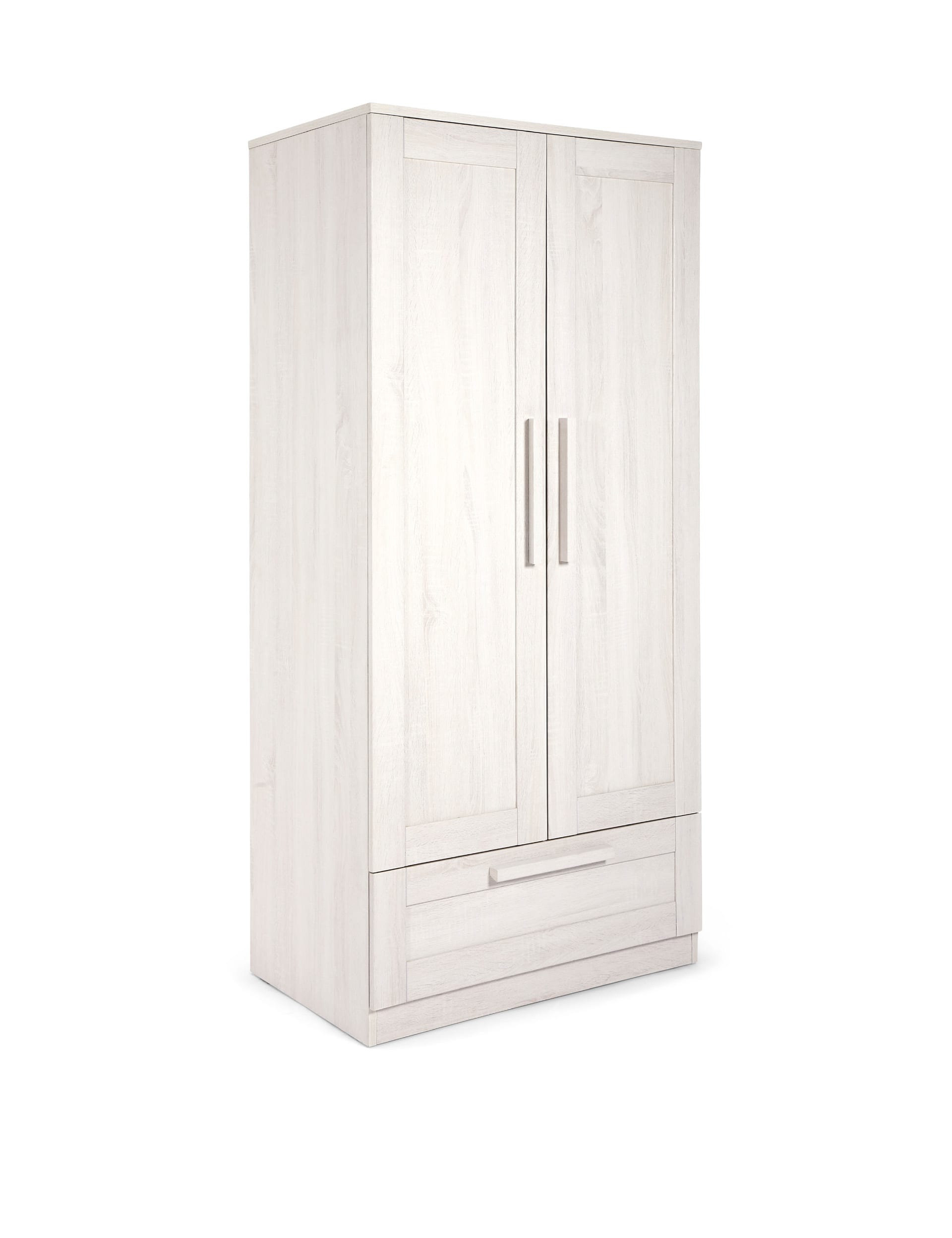 Mamas & Papas Atlas Wardrobe - White, White