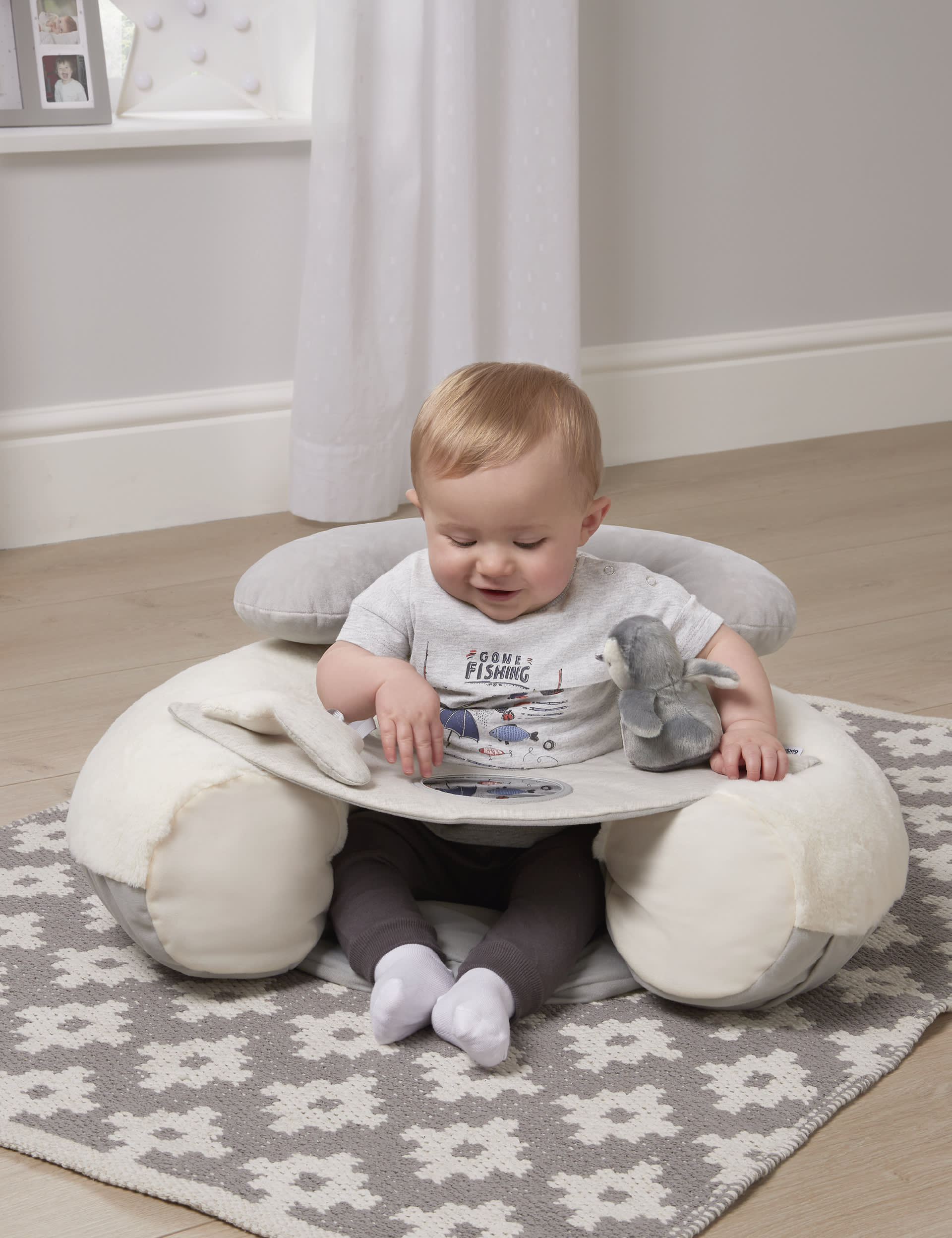 Mamas & Papas Wish Upon a Cloud Sit & Play Floor Seat (6 Mths) - Multi, Multi