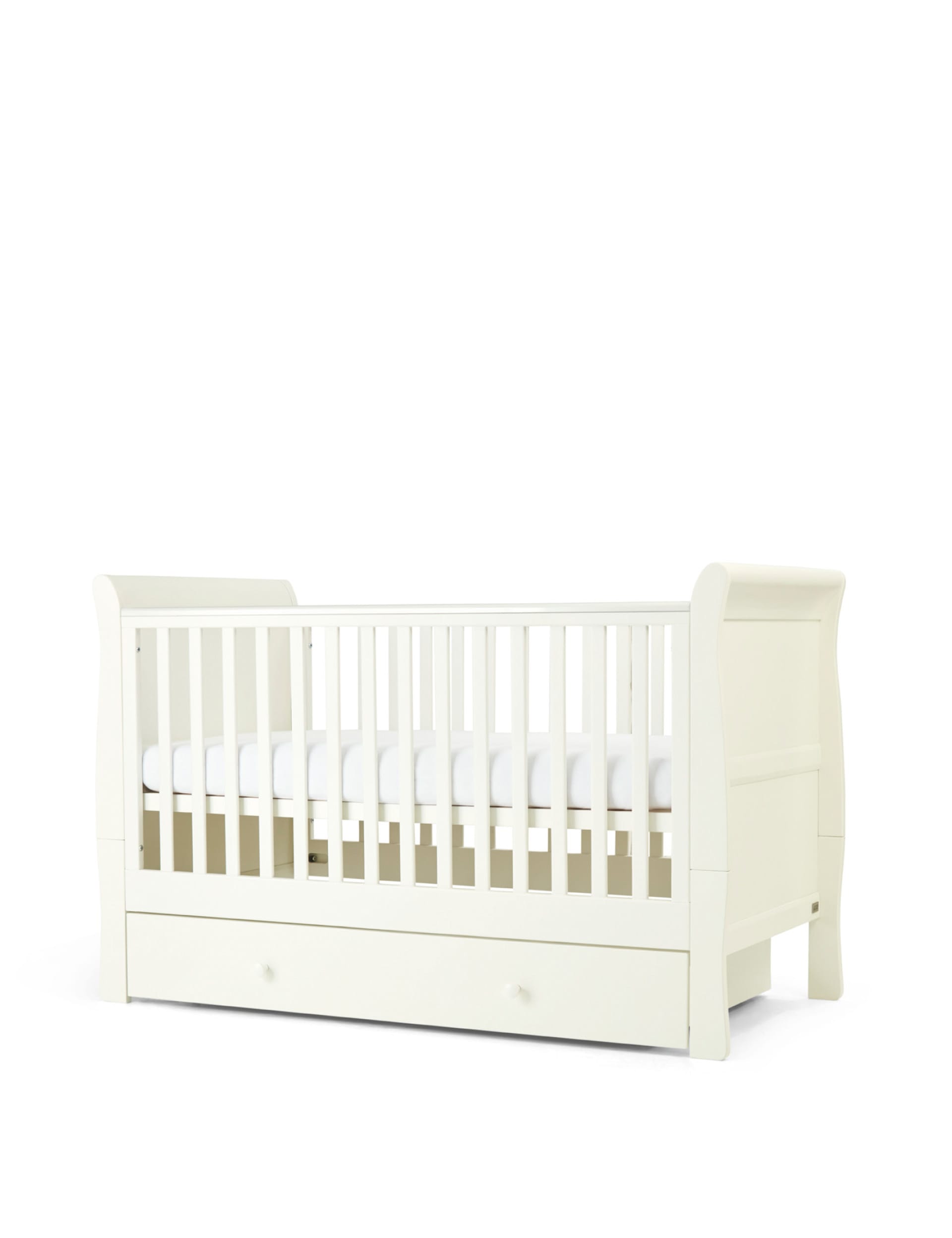 Mamas & Papas Mia Cotbed - White, White