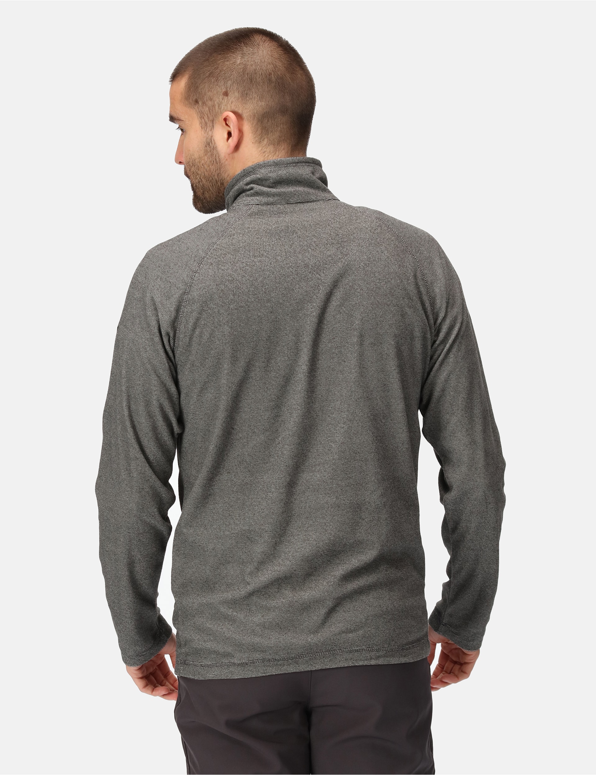 Regatta Men's Funnel Neck Half Zip Jumper - Grey, Grey