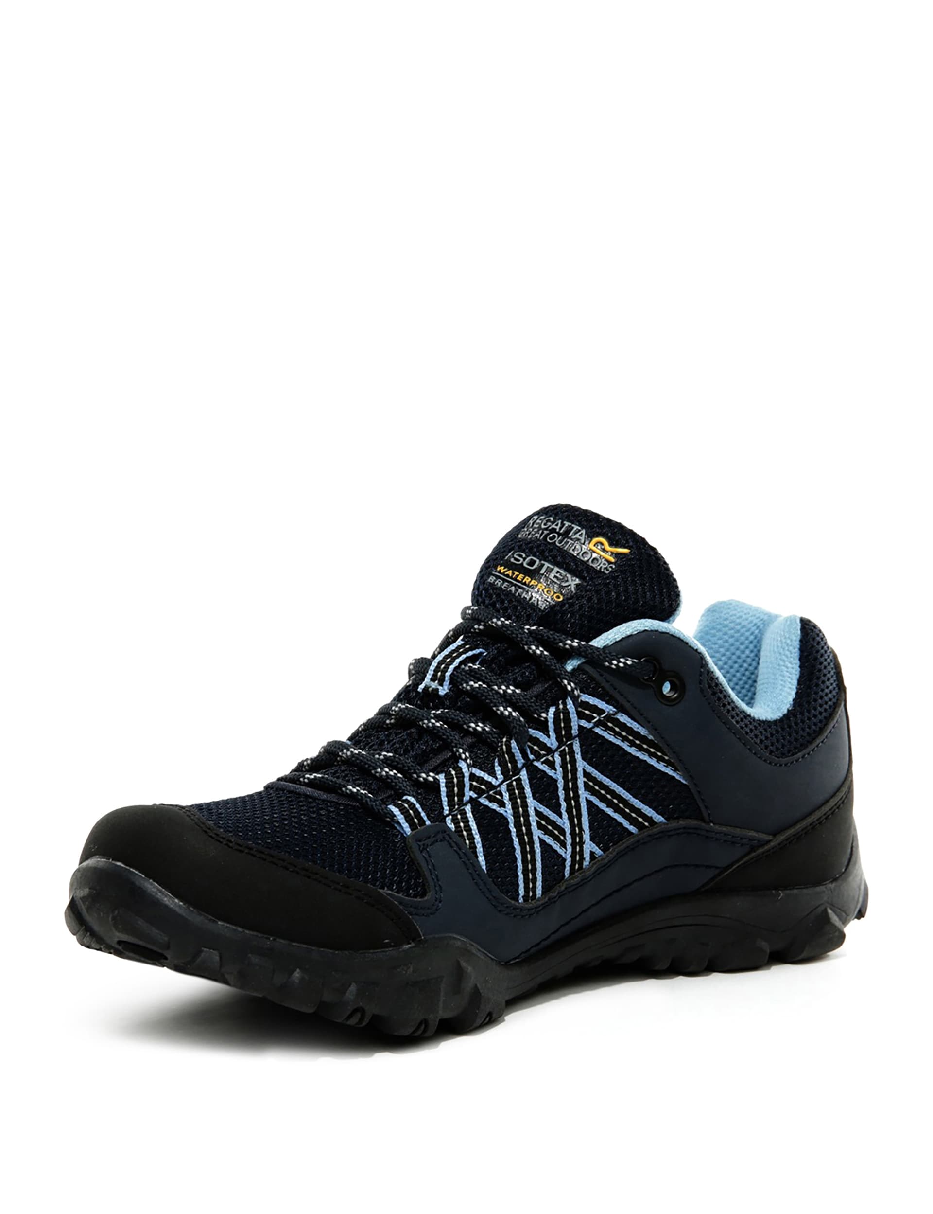 Regatta Women's Lady Edgepoint III Waterproof Walking Shoes - 5 - Blue Mix, Grey,Blue Mix