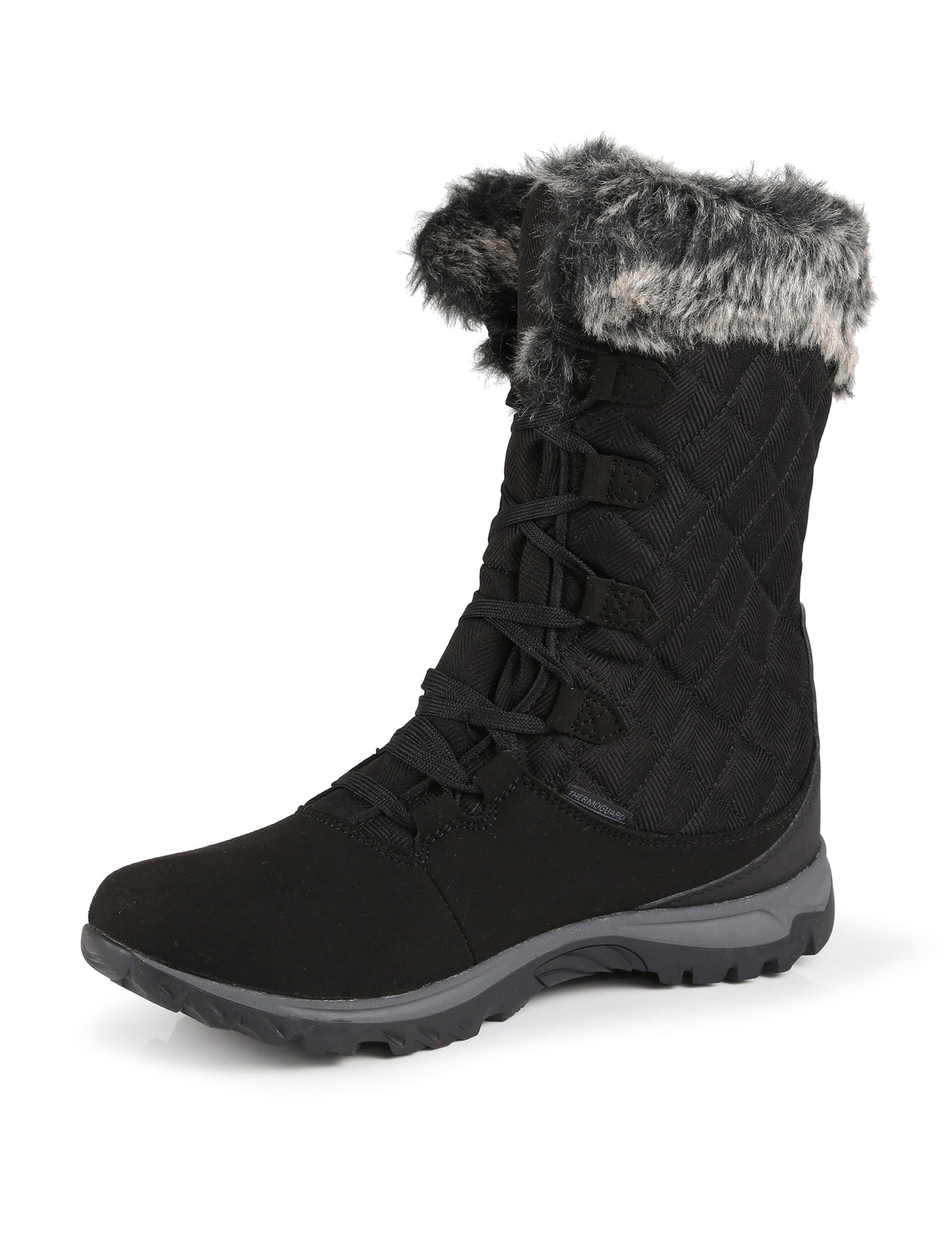 Regatta Women's Lady Newley Thermo Winter Boots - 4 - Black, Brown,Black