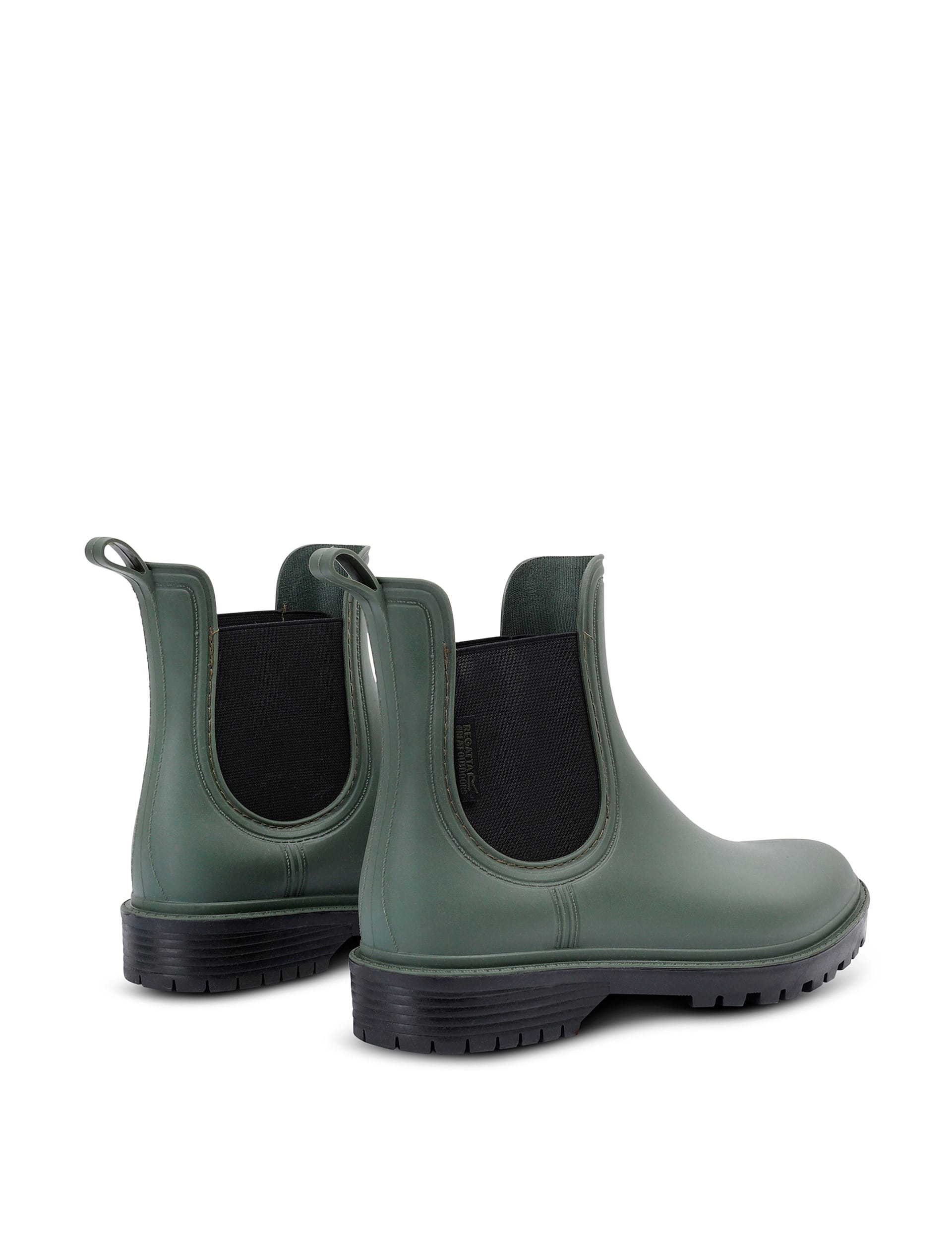 Regatta Women's Lady Harriett II Wellies - 4 - Dark Green, Black,Dark Green,Dark Blue Mix