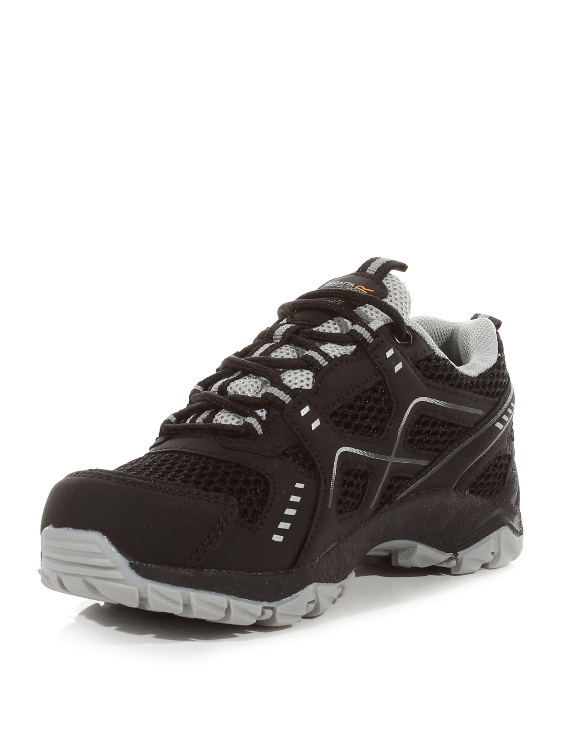 Regatta Kids Vendeavour Hiker Shoes (9 Small-13 Large) - Black, Black