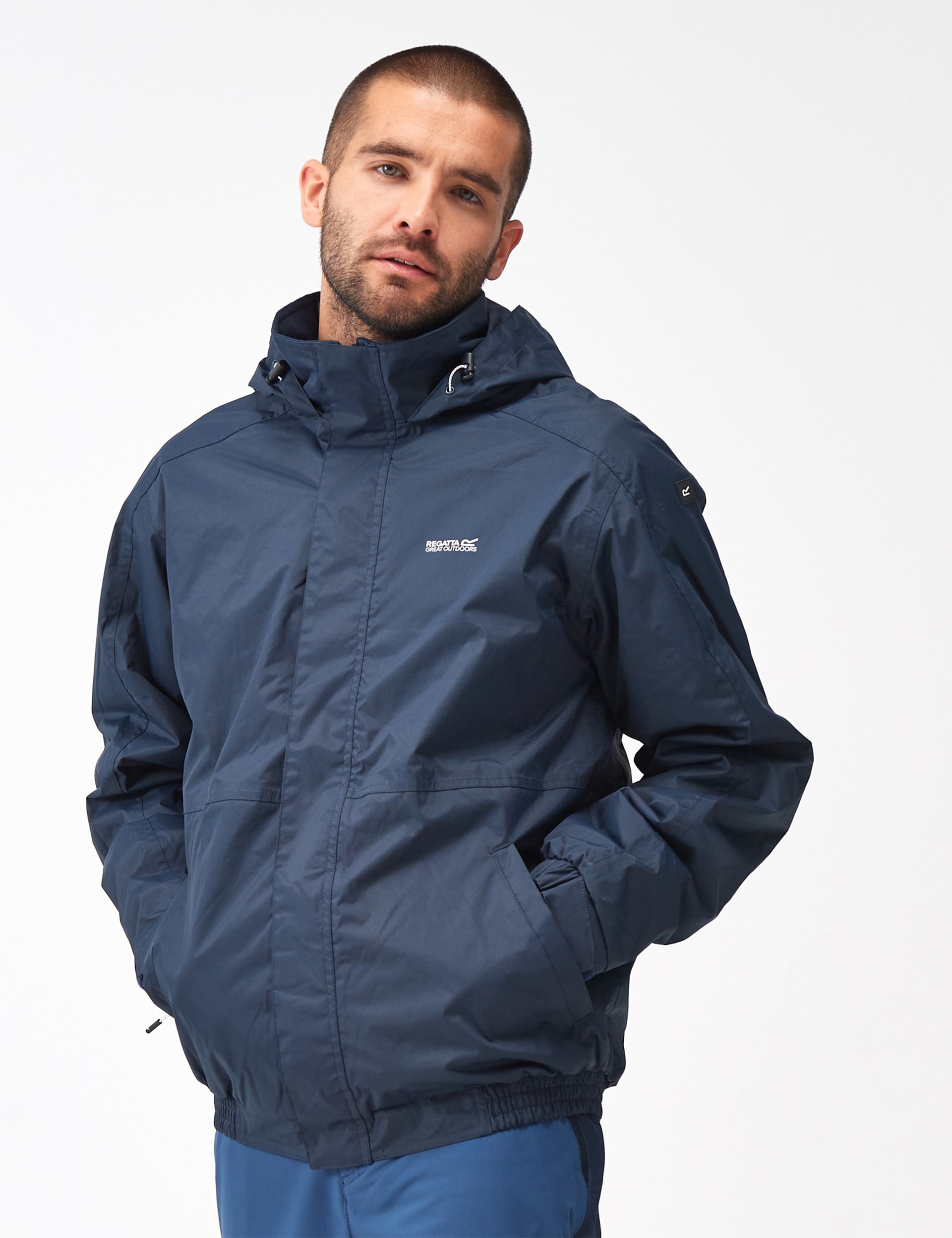 Regatta Men's Niviston Waterproof Anorak - M - Dark Blue, Dark Blue