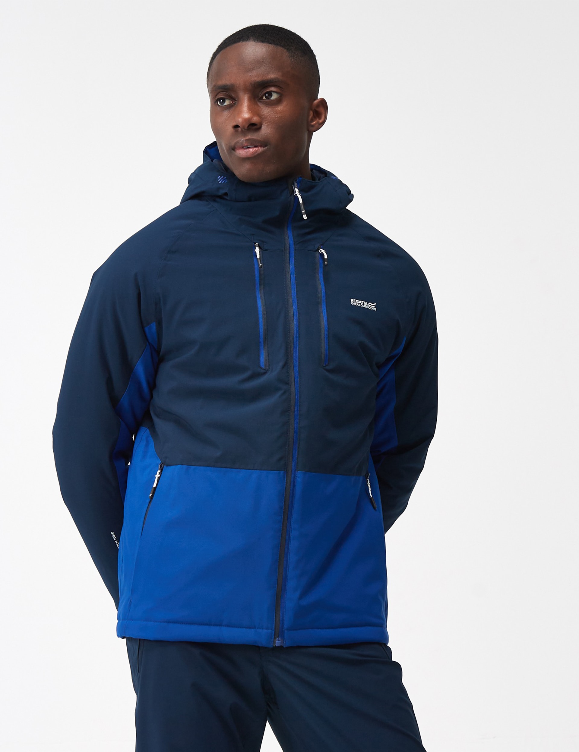 Regatta Men's Highton Waterproof Padded Anorak - M - Blue Mix, Blue Mix