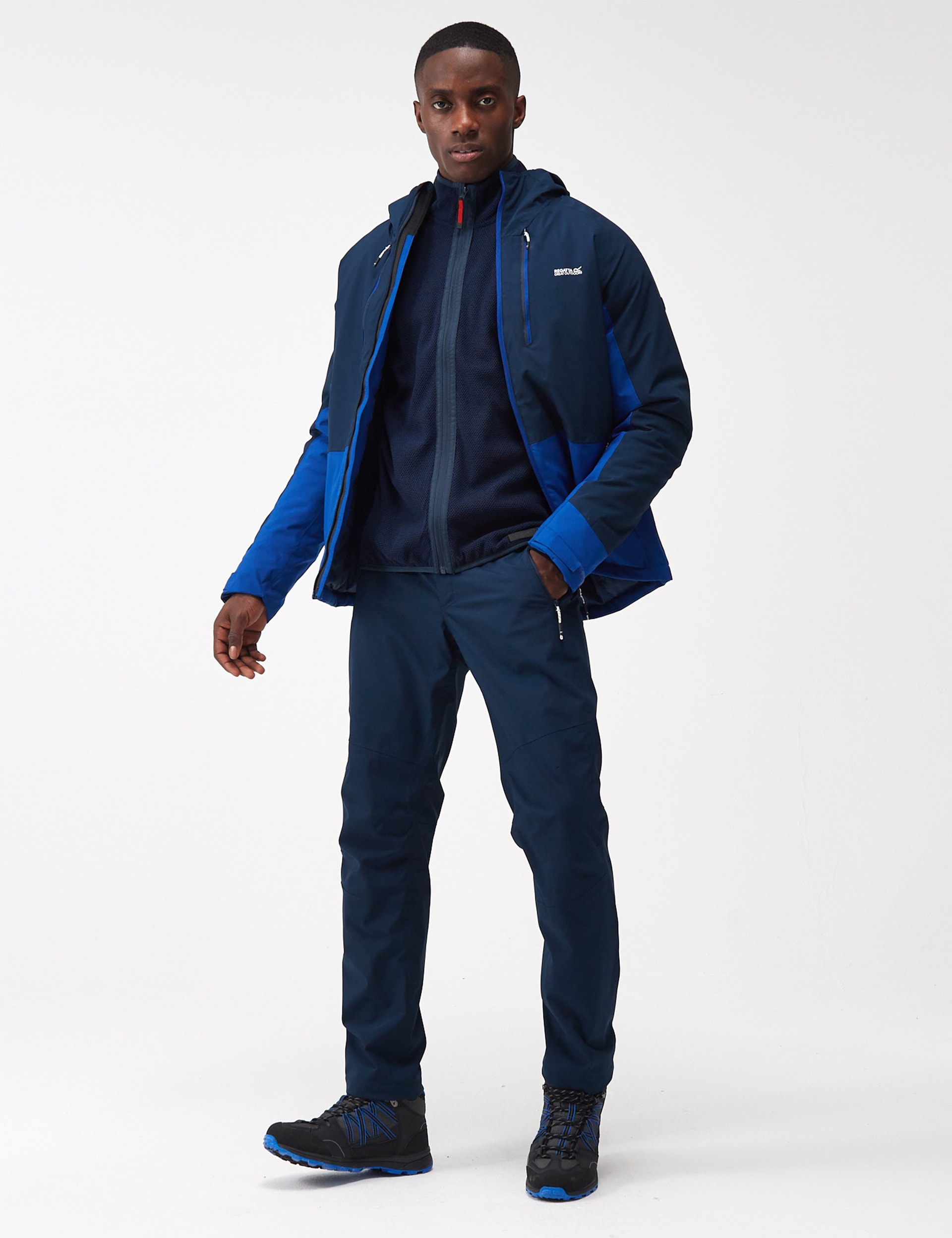 Regatta Men's Highton Waterproof Padded Anorak - M - Blue Mix, Blue Mix