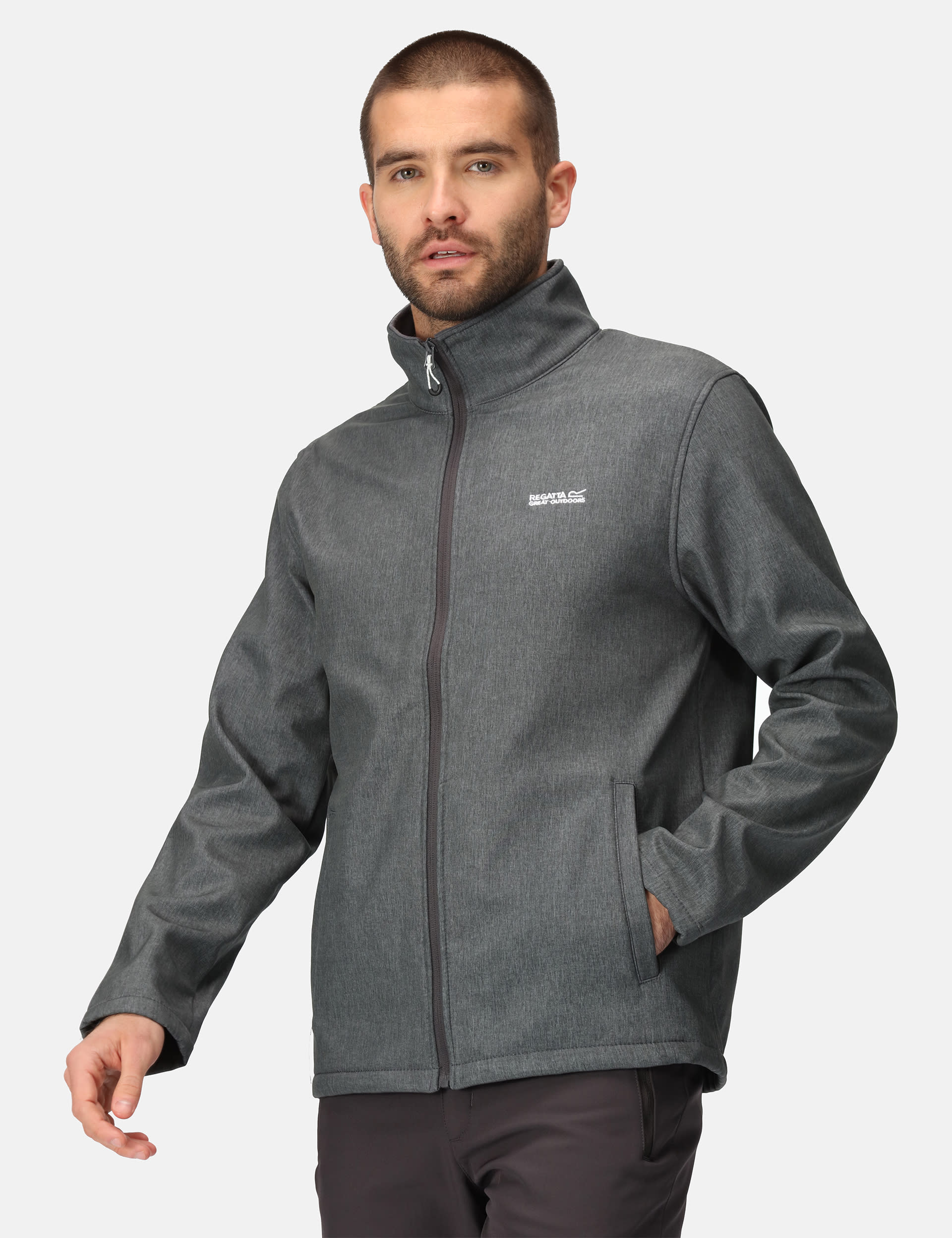 Regatta Men's Cera V Water-Repellent Anorak - M - Black, Black,Navy,Grey