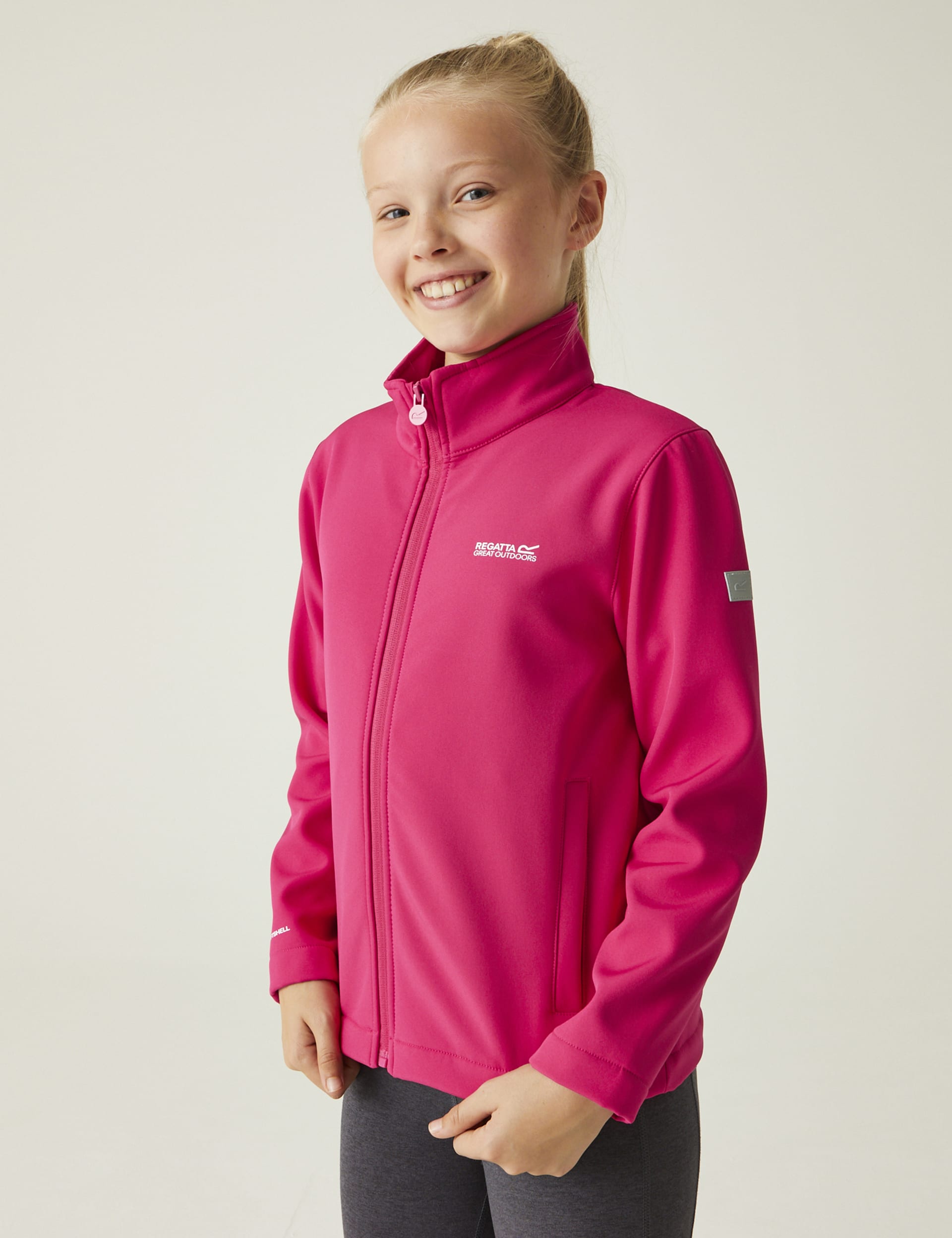 Regatta Girls Cera Jacket (3-14 Yrs) - 5-6 Y - Pink, Pink