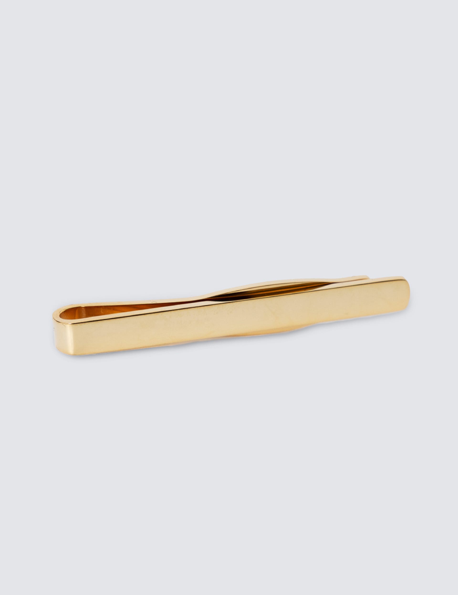 Hawes & Curtis Men's Gold Plated Tie Slide - one size, Gold