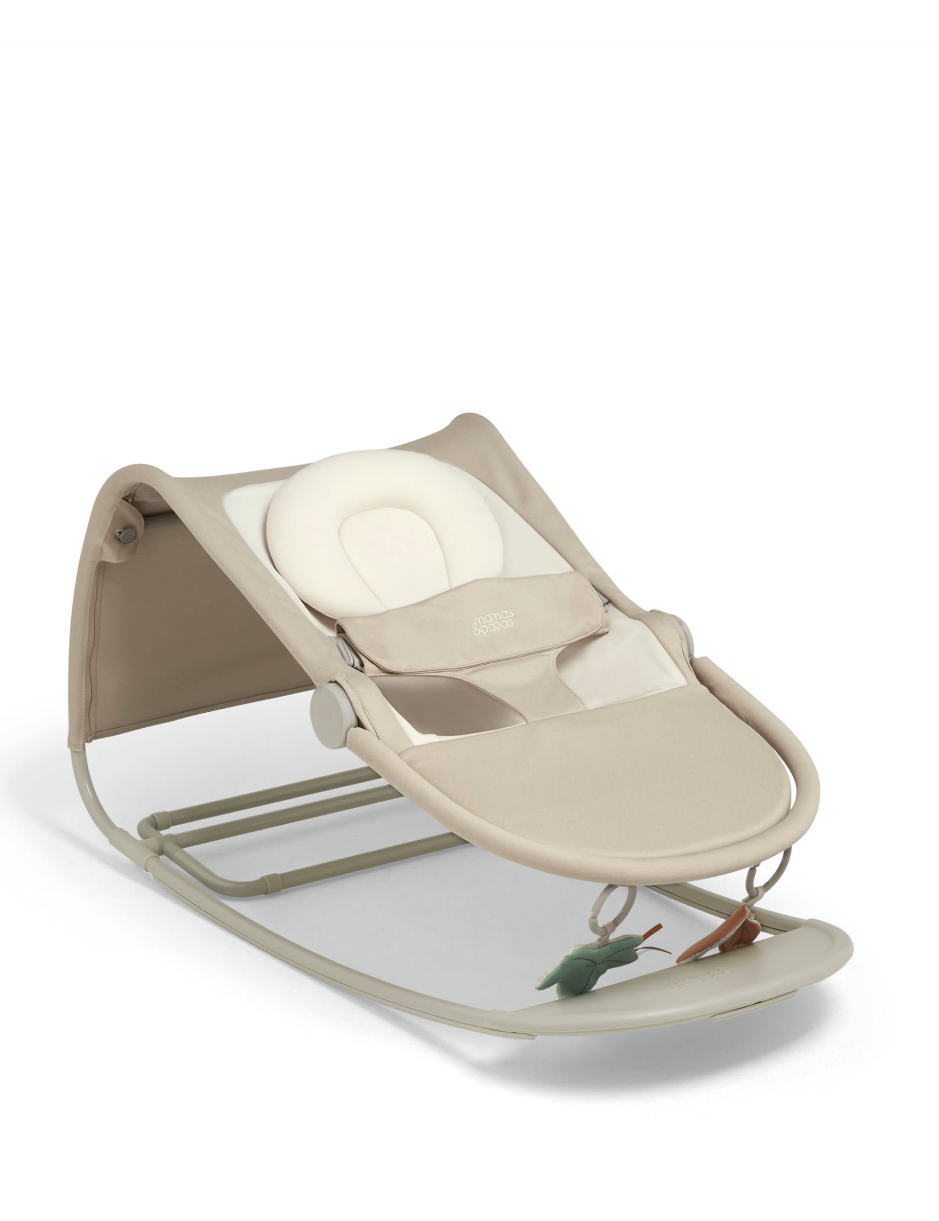 Mamas & Papas Tempo 3-in-1 Rocker Ivy Bouncer - Brown, Pink,Brown,Green