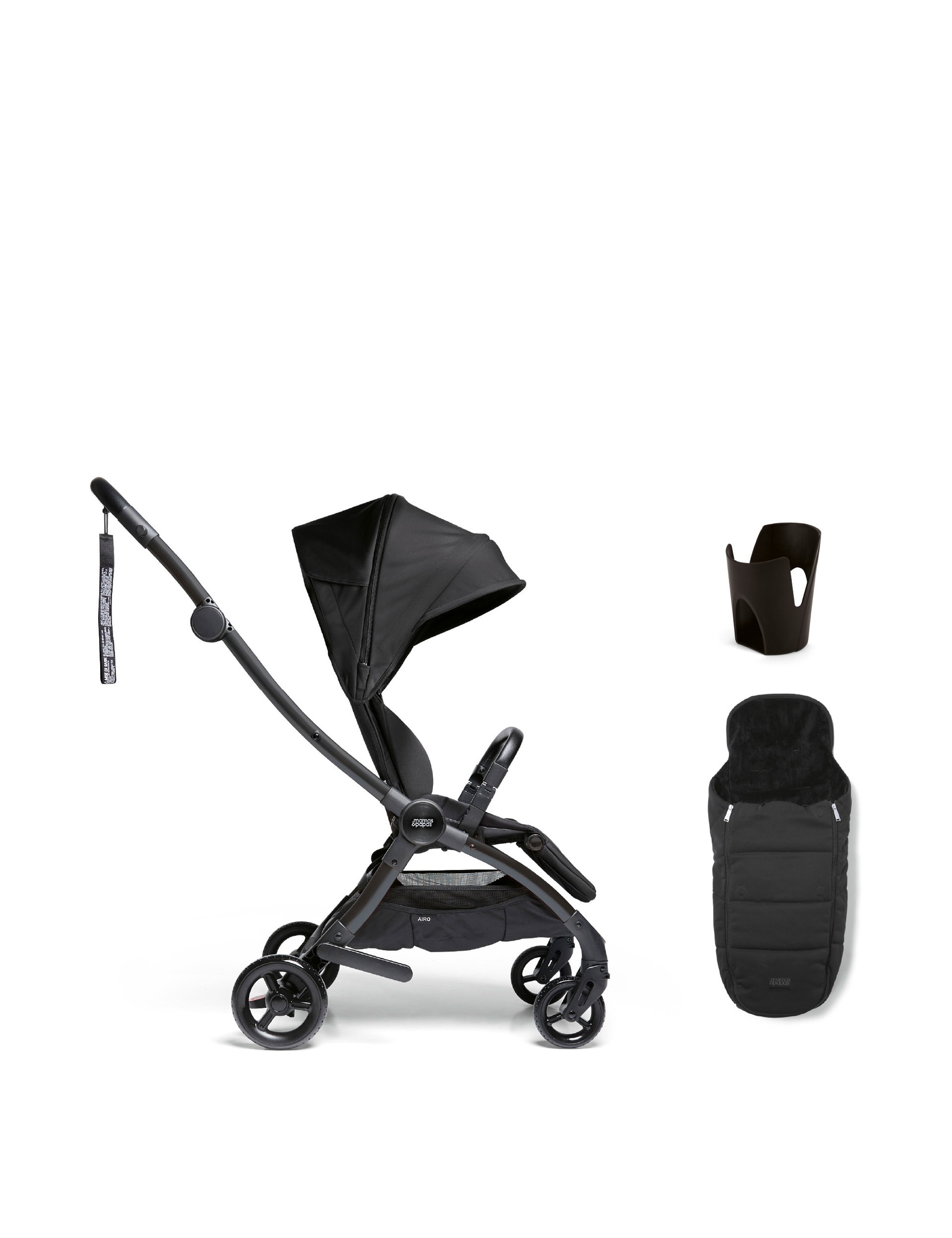 Mamas & Papas Airo Starter Kit - Black, Black