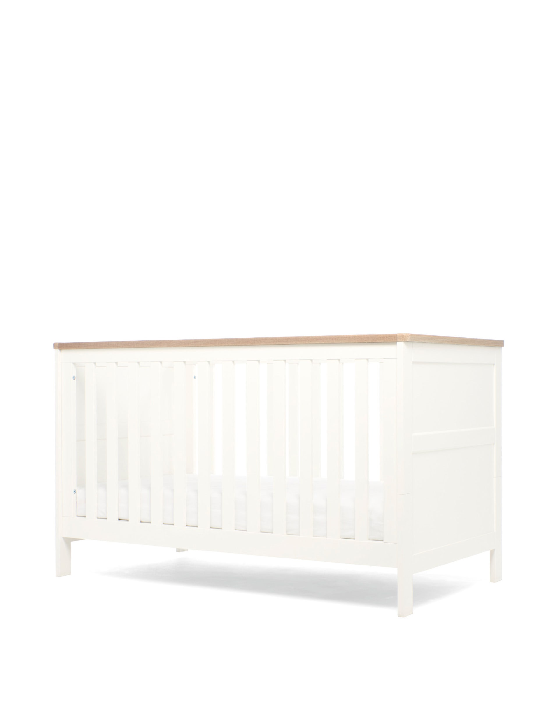 Mamas & Papas Wedmore 2 Piece Cotbed Set with Dresser - White, White