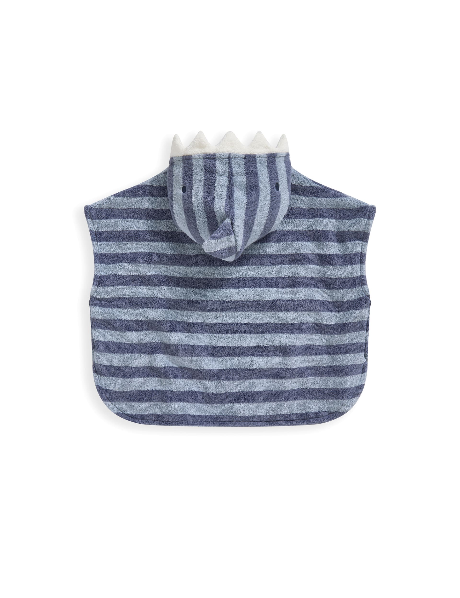 Mamas & Papas Boys Towelling Shark Poncho (3 Mths-3 Yrs) - 12-18 - Blue, Blue