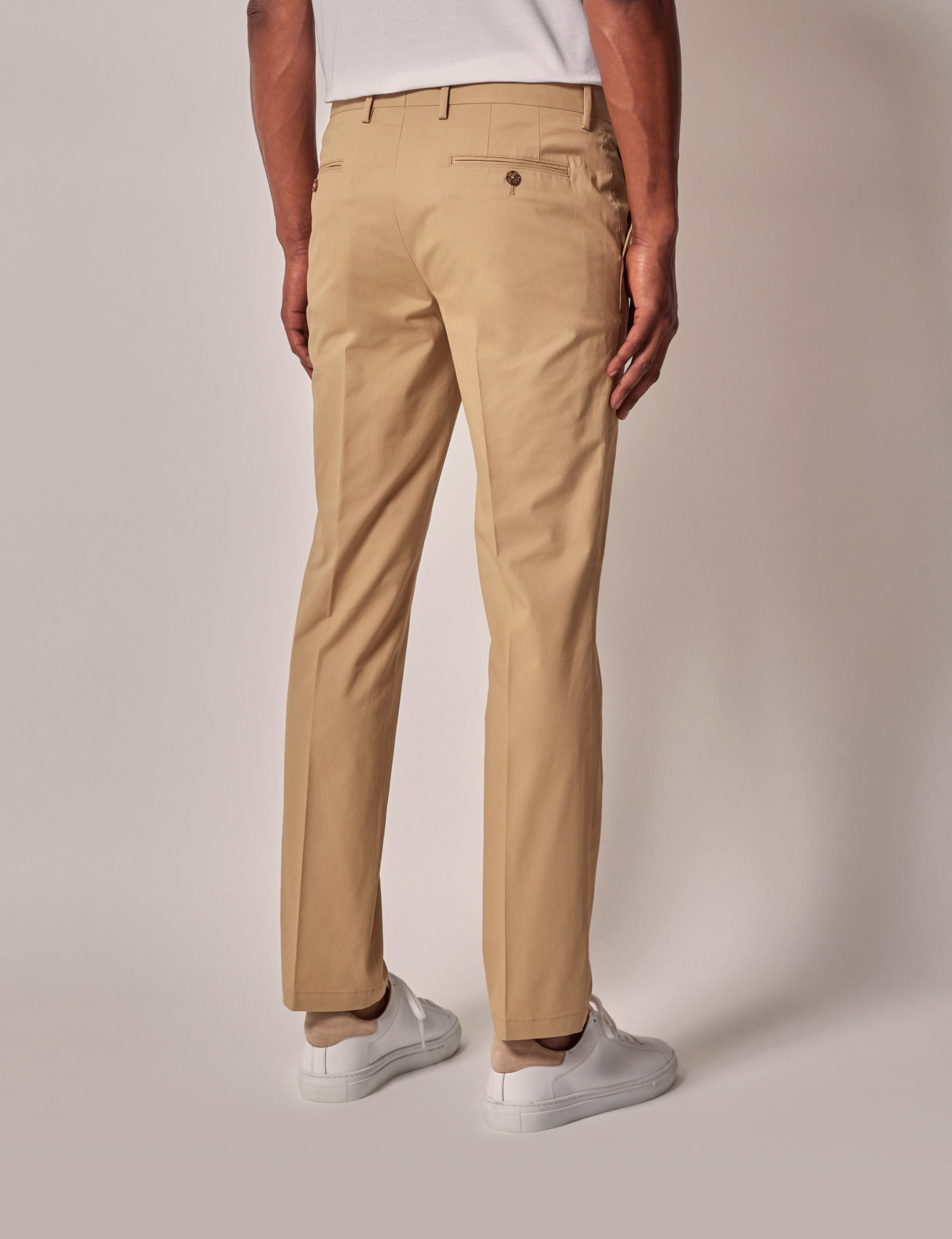 Hawes & Curtis Men's Smart Chino Piece Dye - 38/33 - Sand, Sand,Navy,Black