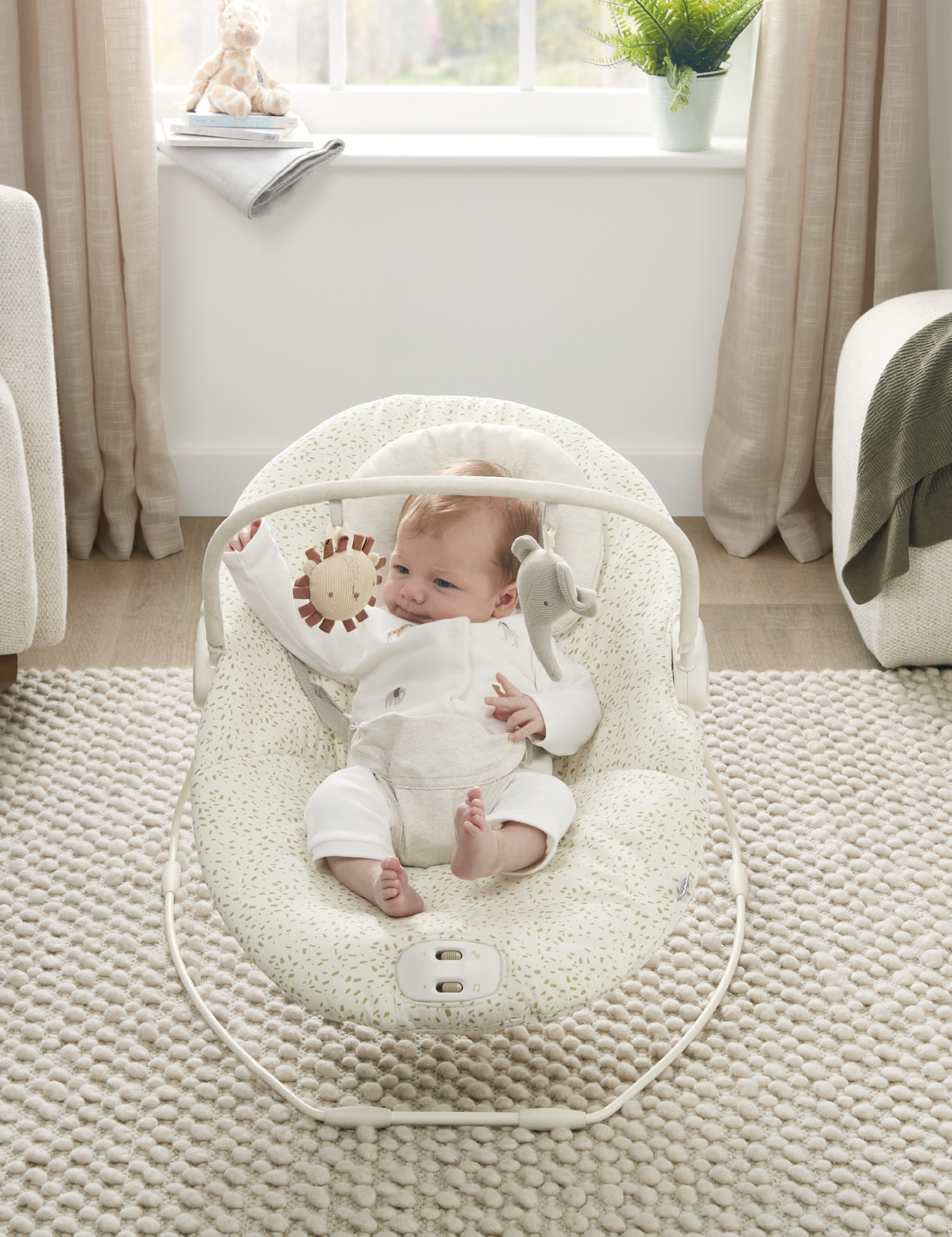 Mamas & Papas Born to be Wild Capella Bouncer Cradle - Multi, Multi