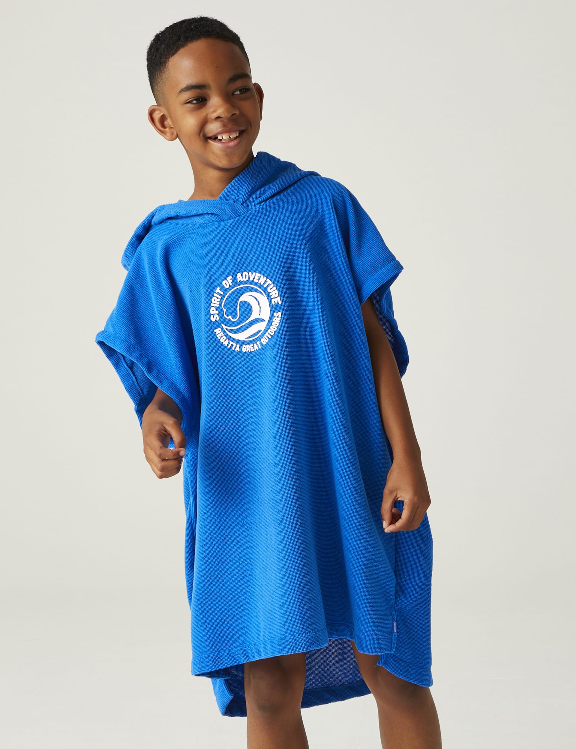 Regatta Kids Towel Robe (3-13 Yrs) - 3-5Y - Blue, Blue