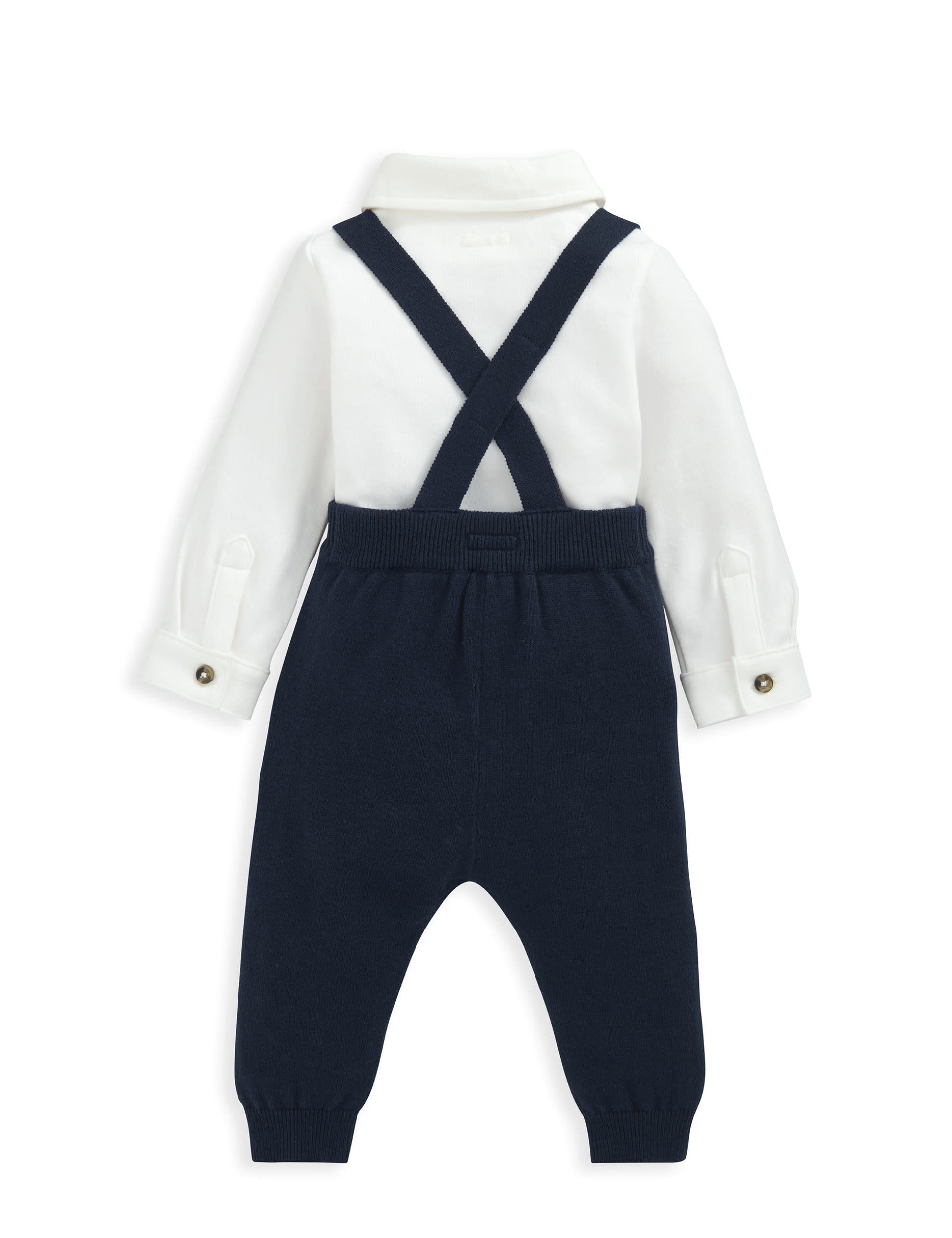 Mamas & Papas Boys 3pc Pure Cotton Occasion Outfit (0-2 Yrs) - 0-3 M - Blue, Blue