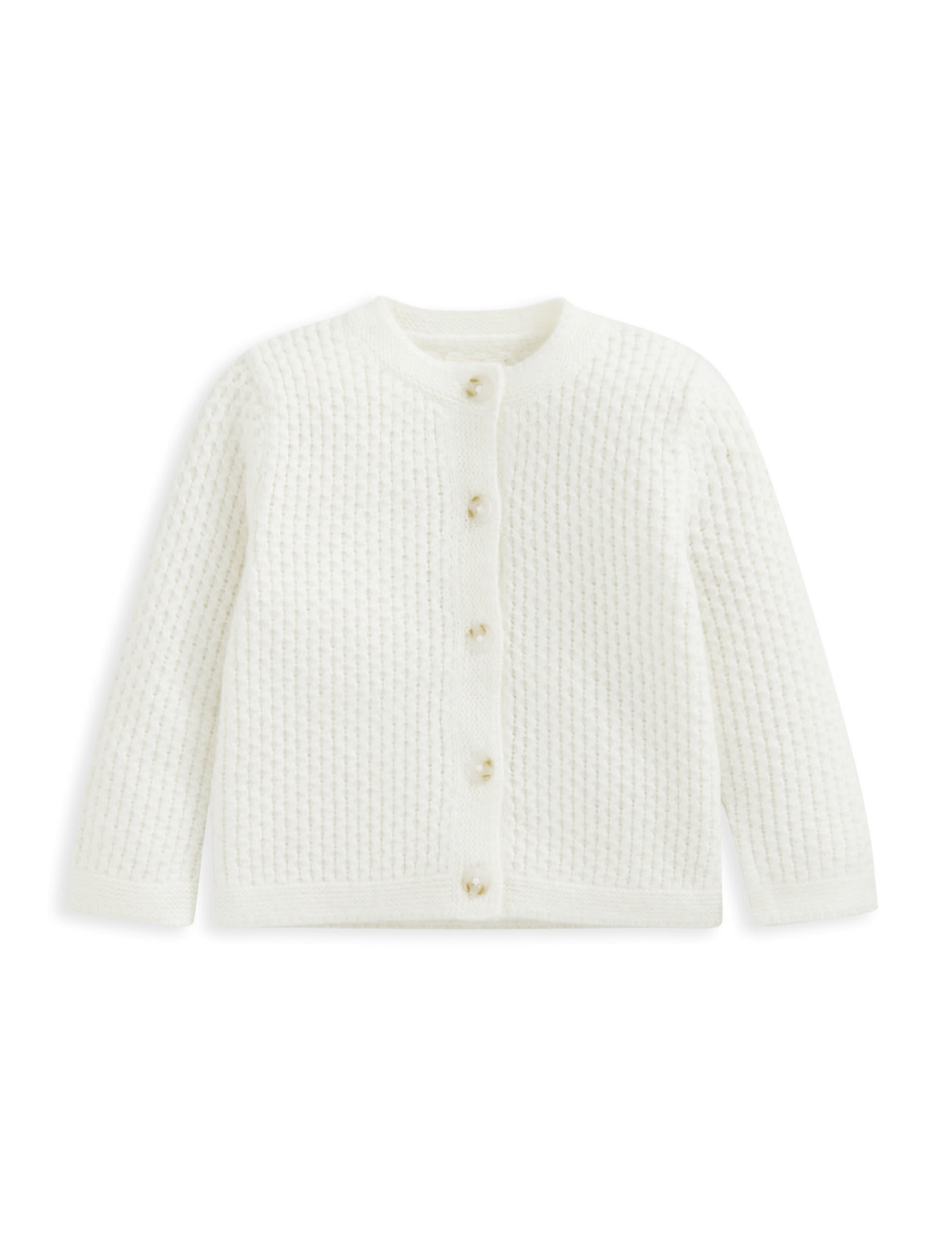 Mamas & Papas Knitted Cardigan (0-9 Mths) - 0-3 M - White, White