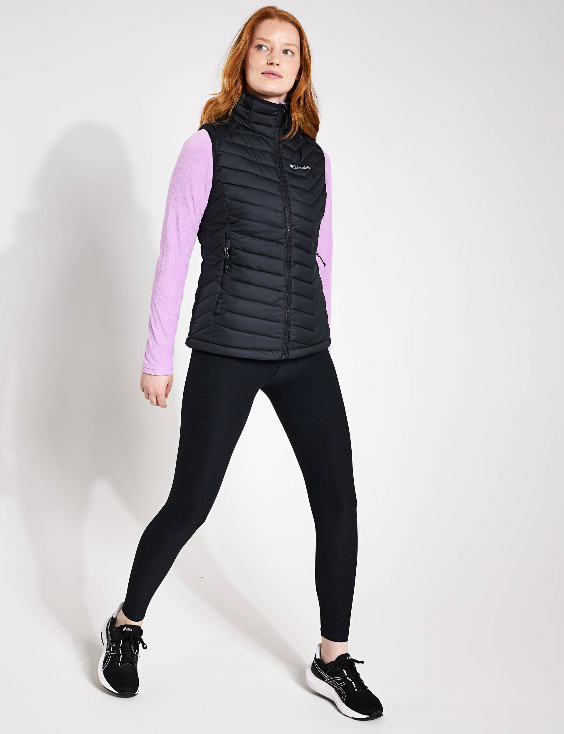 Columbia Women's Powder Lite Quilted Funnel Neck Gilet - XL - Black, Black