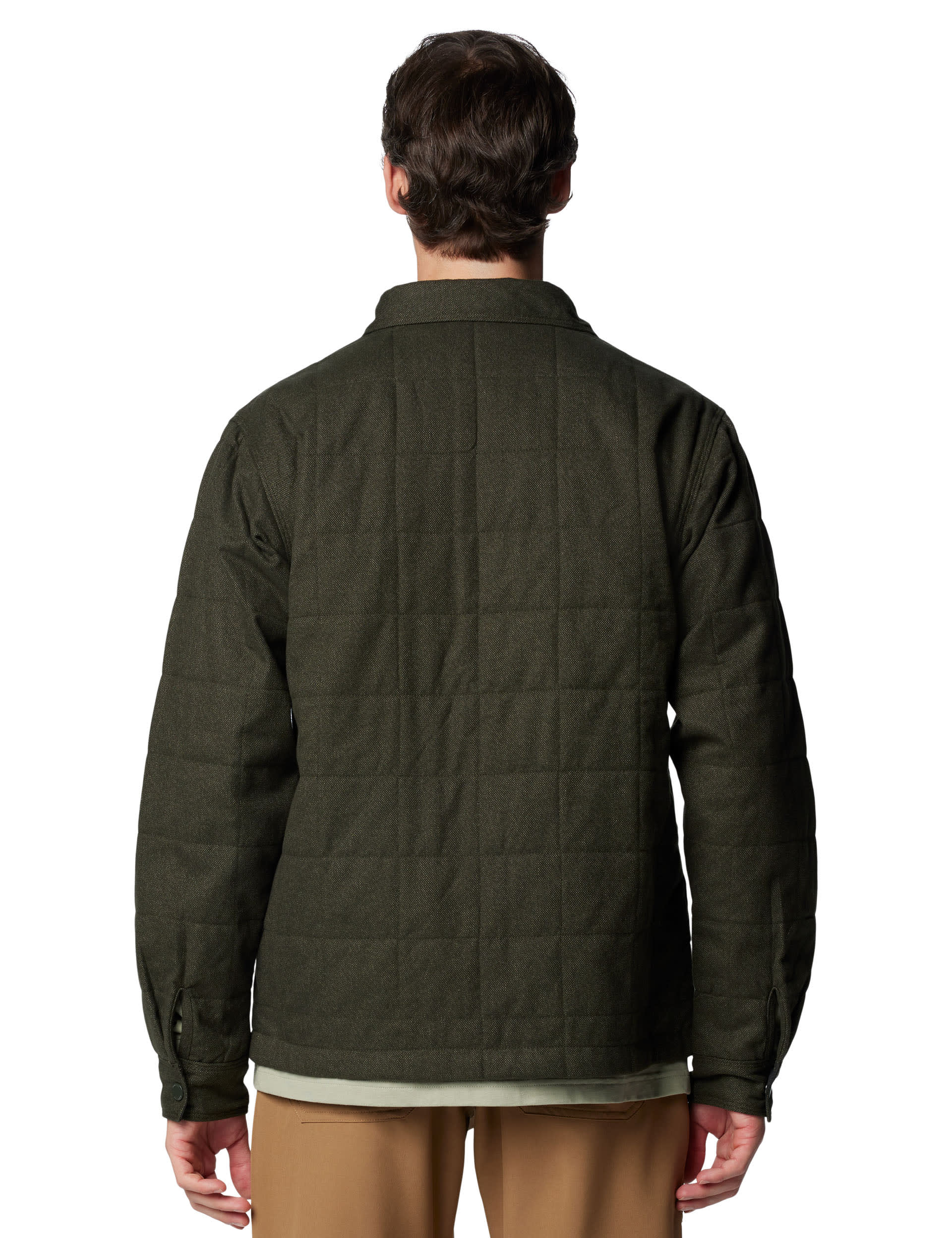 Columbia Men's Landroamer Pure Cotton Quilted Overshirt - XL - Dark Green, Dark Green