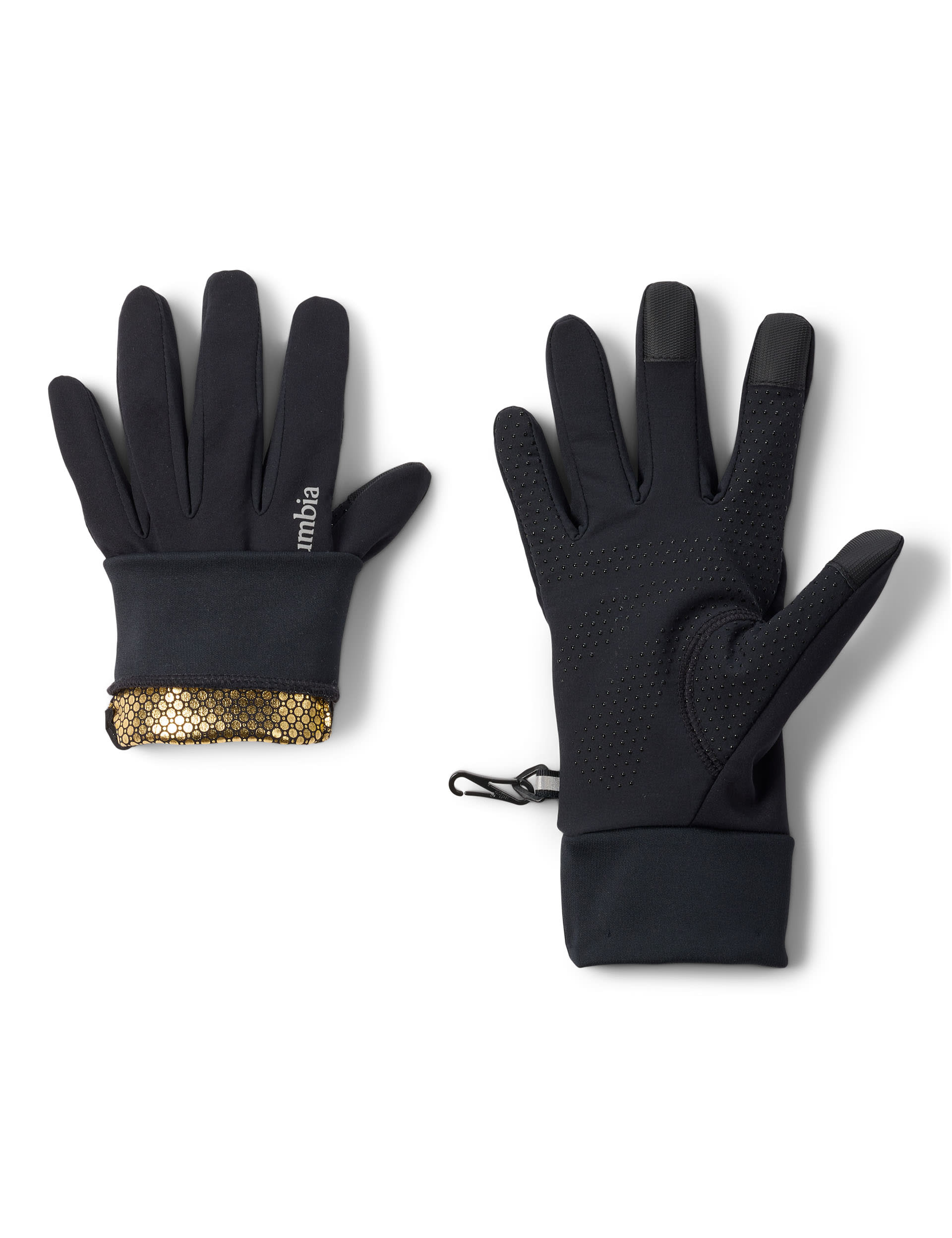 Columbia Men's Trail Commute II Water Repellent Gloves - Black, Black