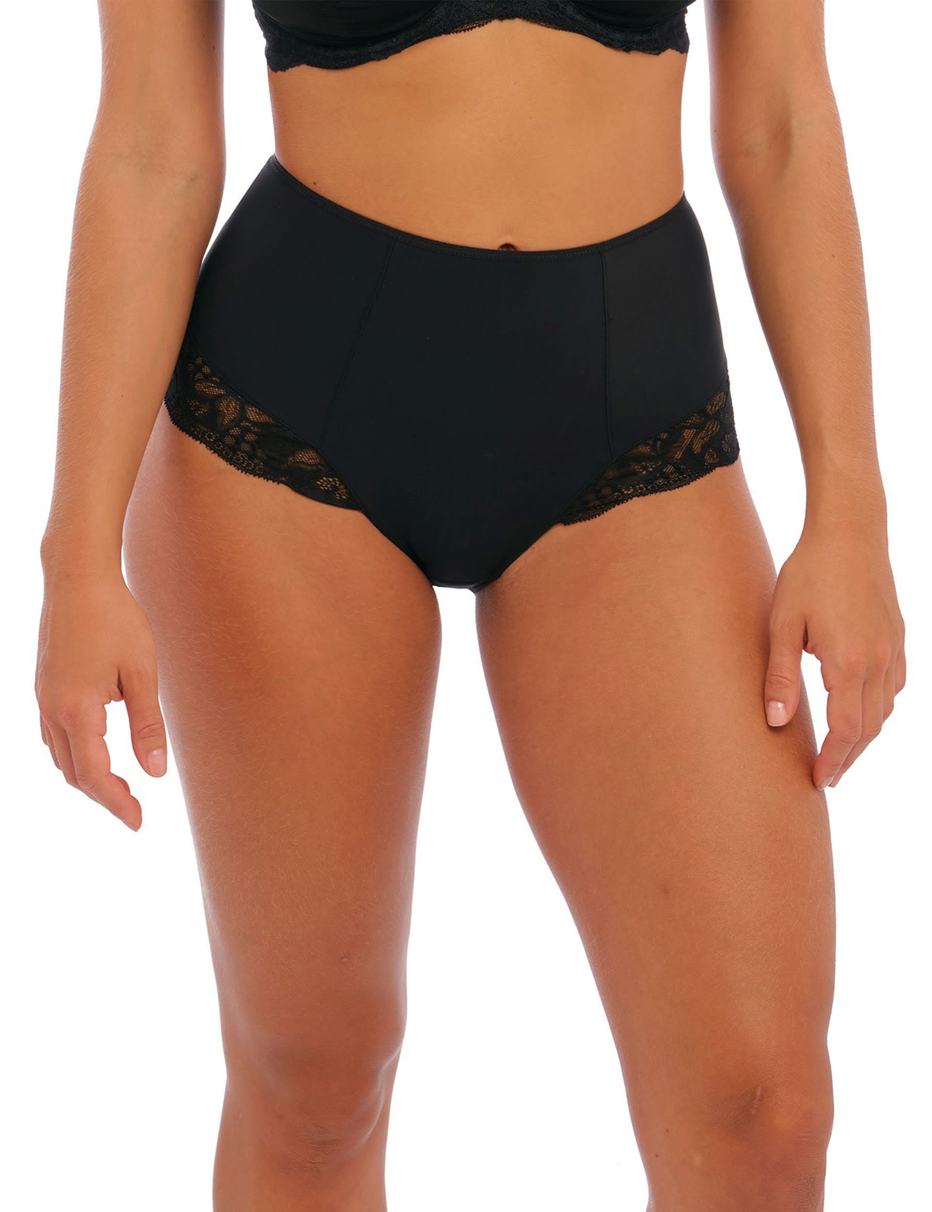 Fantasie Women's Reflect High Waisted Full Briefs - Black, Black,Beige