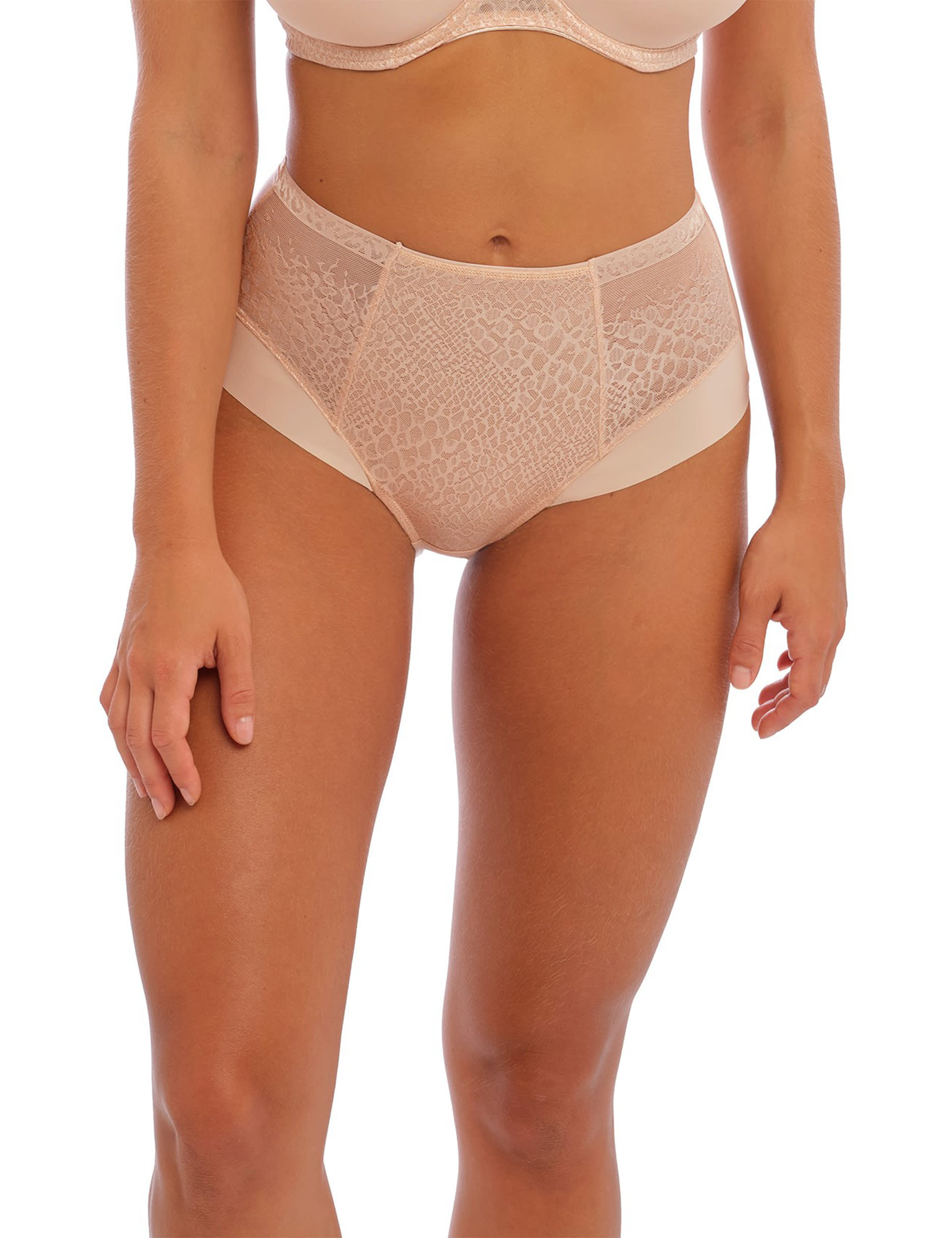 Fantasie Women's Envisage Jacquard Lace Full Briefs - M - Beige, Beige